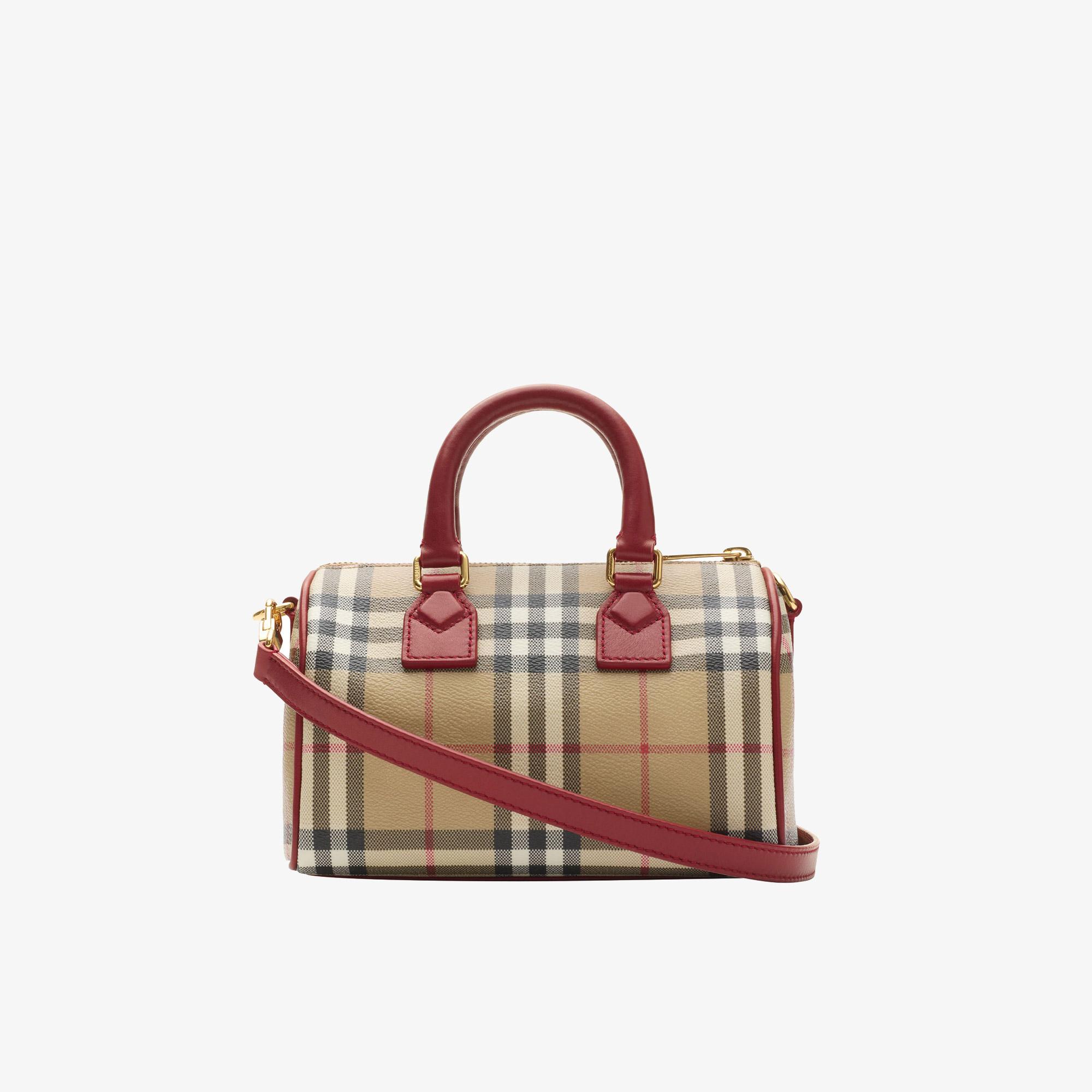 Burberry Bowlıng Kadın Bej El Çantası