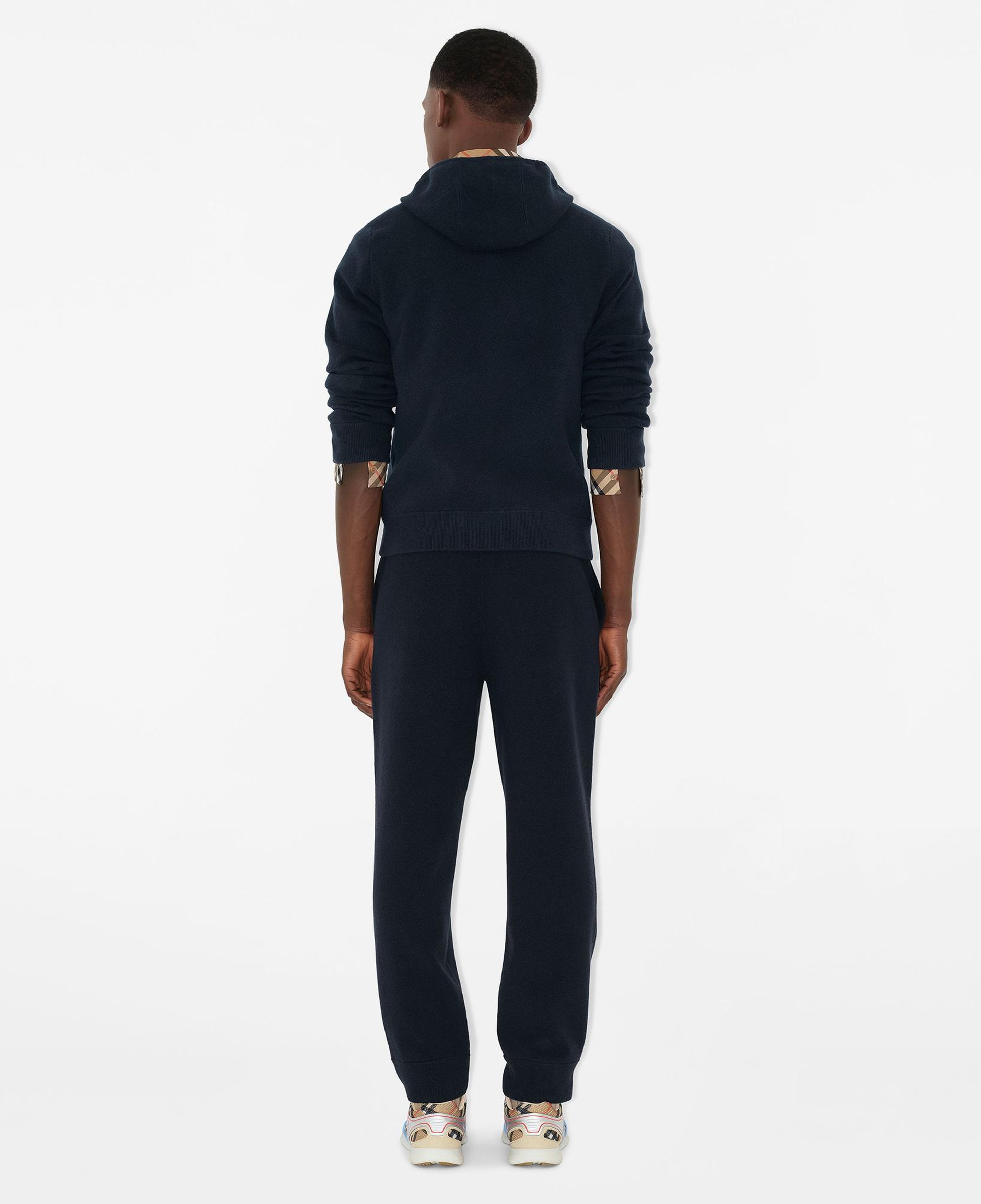 Burberry Cashmere Blend Zip Erkek Lacivert Hoodie