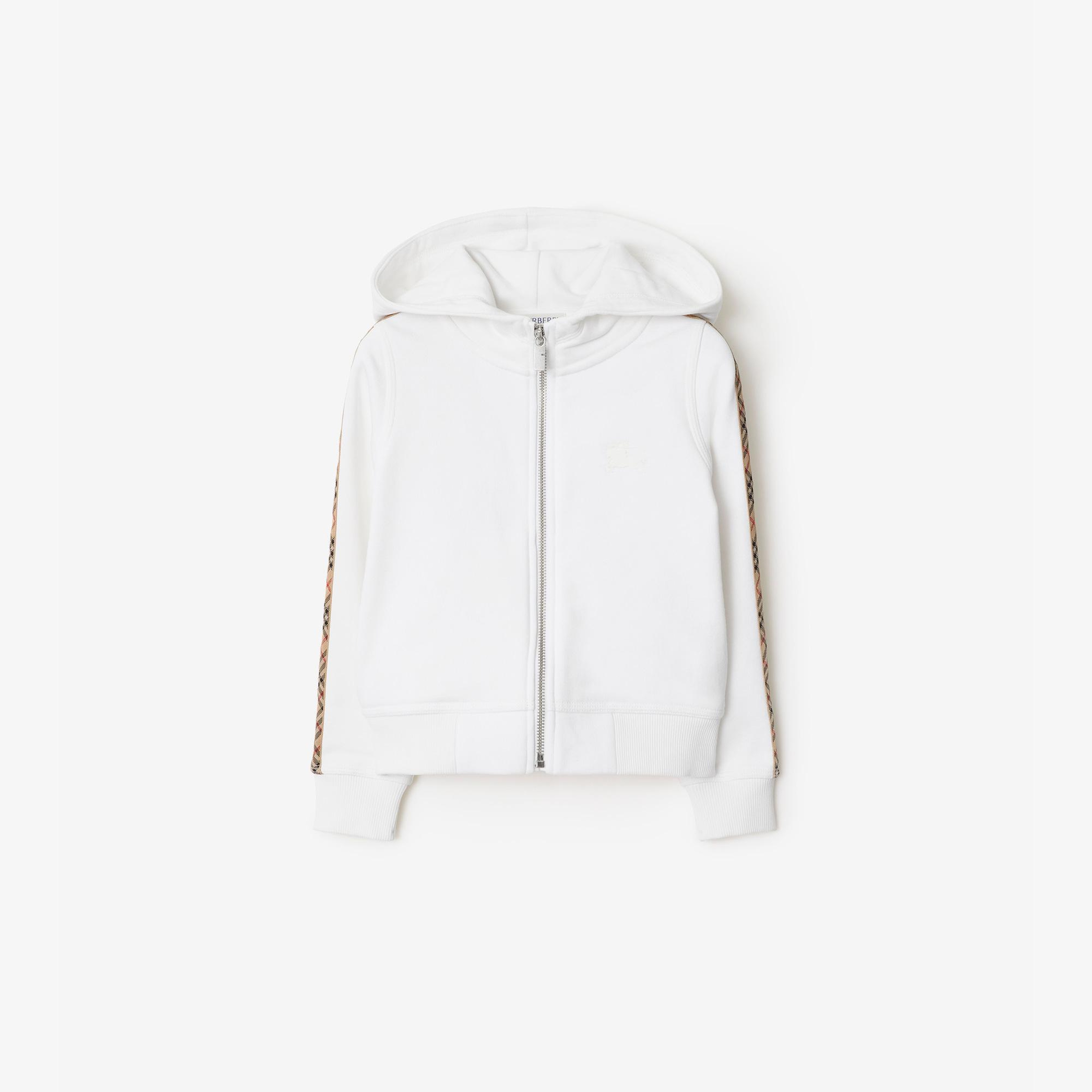 Burberry Çocuk Beyaz Hoodie