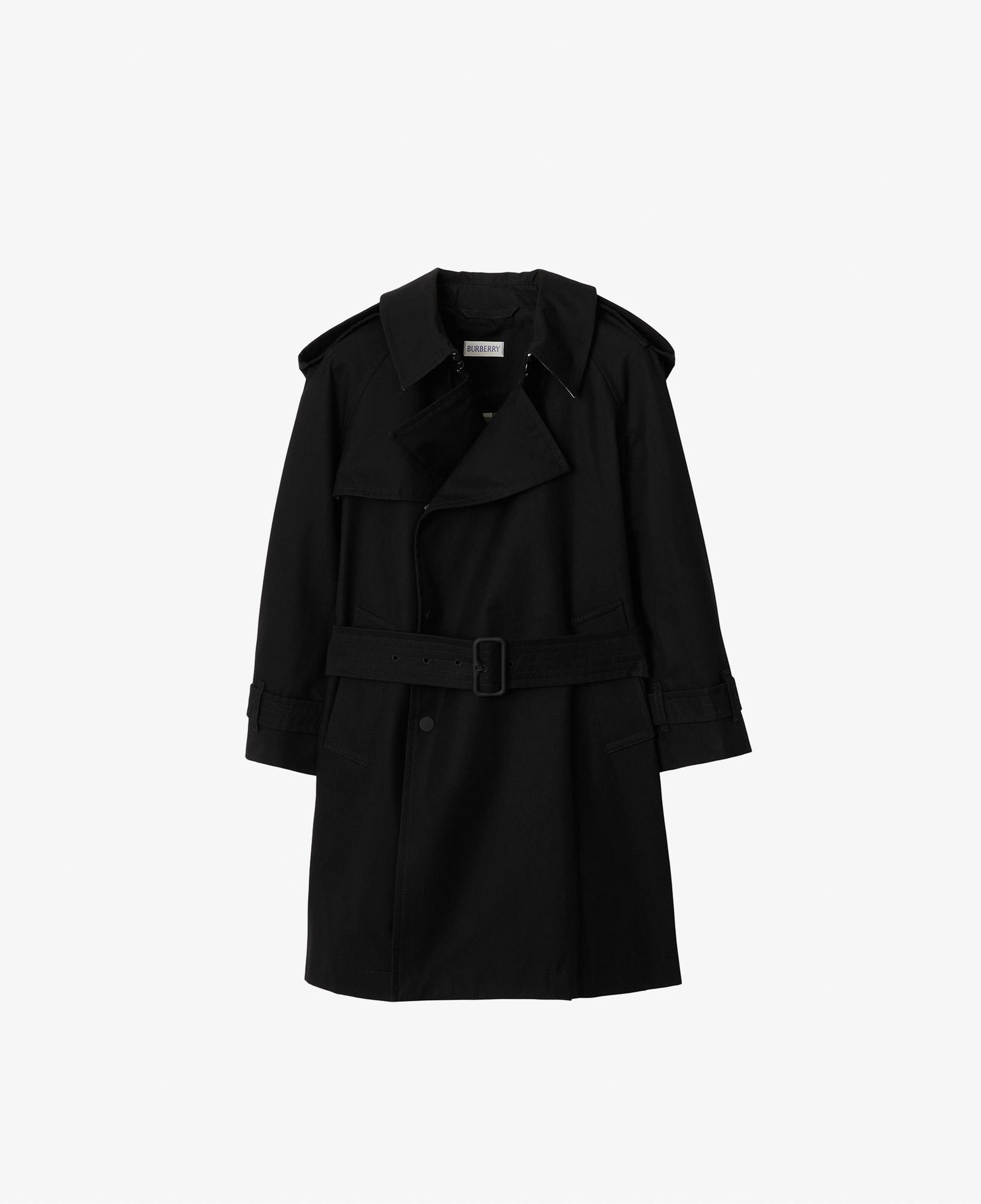 Burberry Gabardine Çocuk Siyah Trençkot