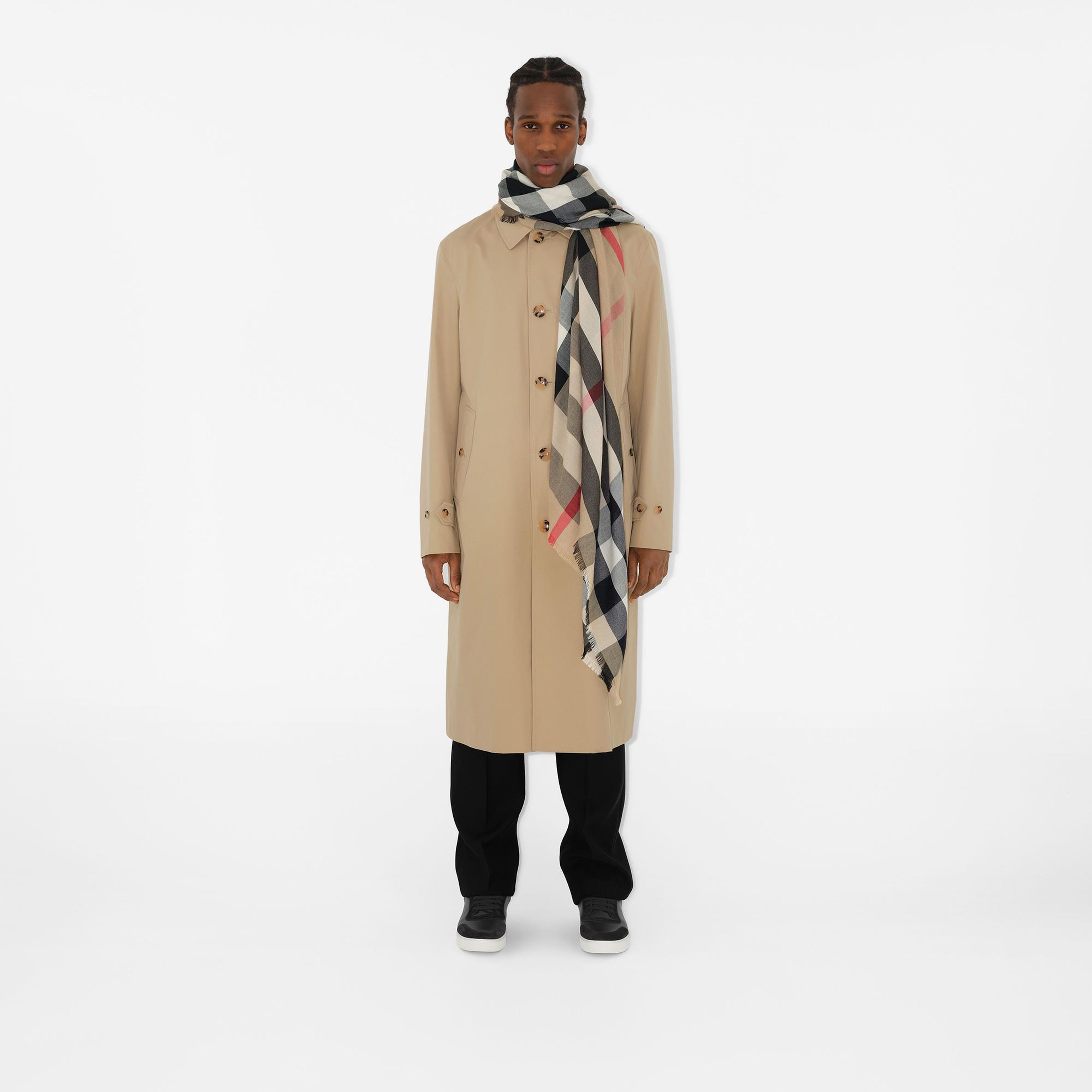 Burberry Check Kaşmir Kadın Bej Atkı