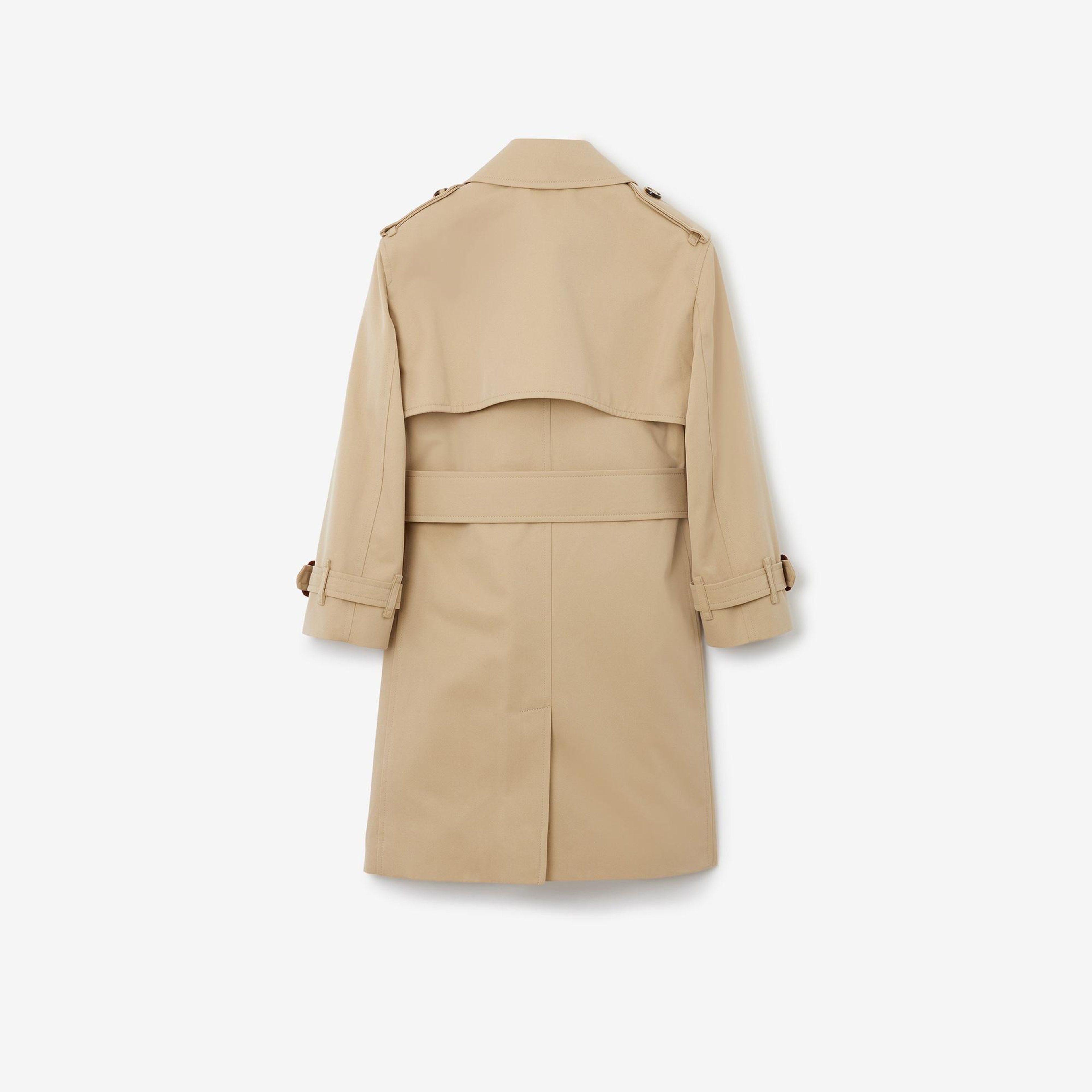 Burberry Gabardine Çocuk Bej Trençkot