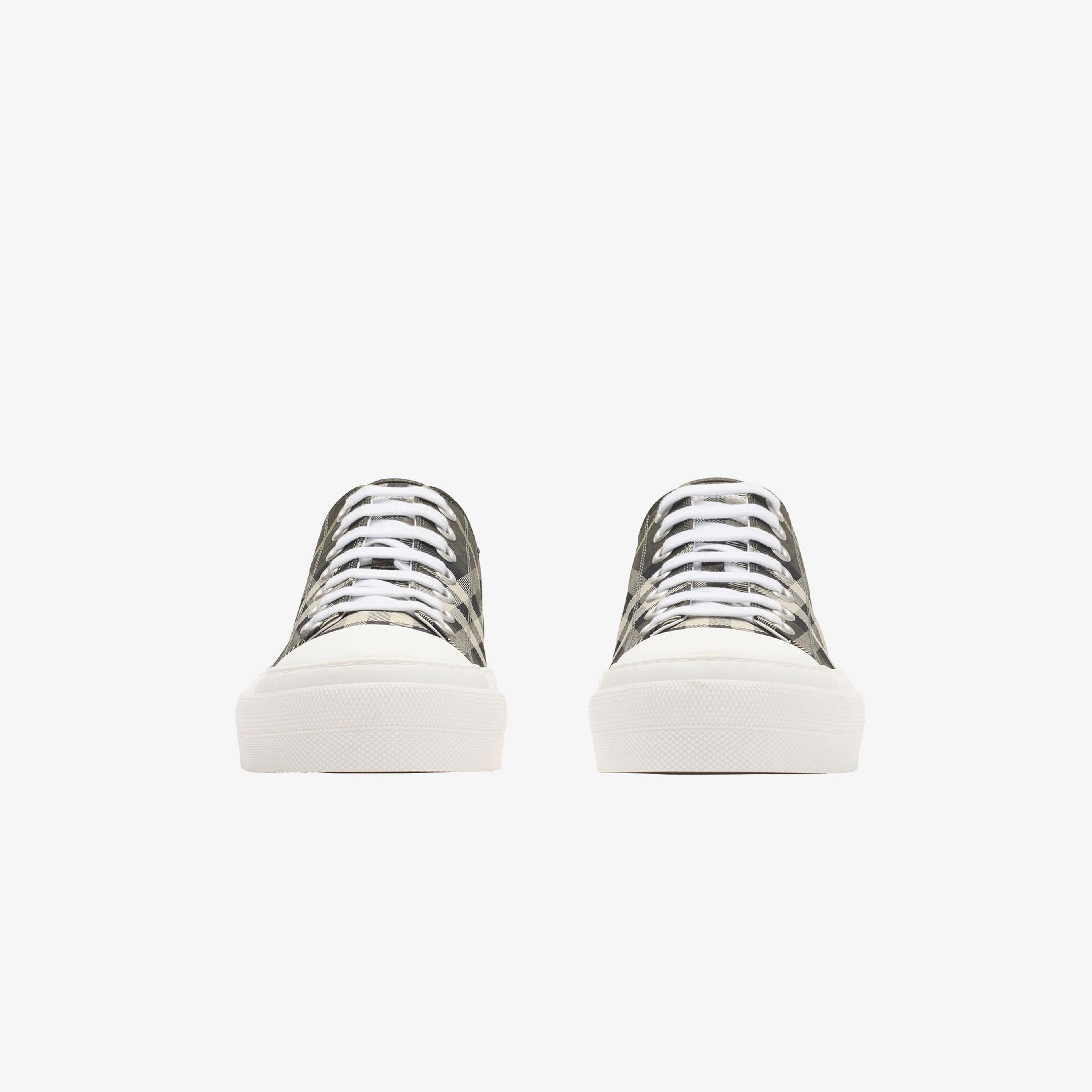 Burberry Jack Check Erkek Haki Sneaker