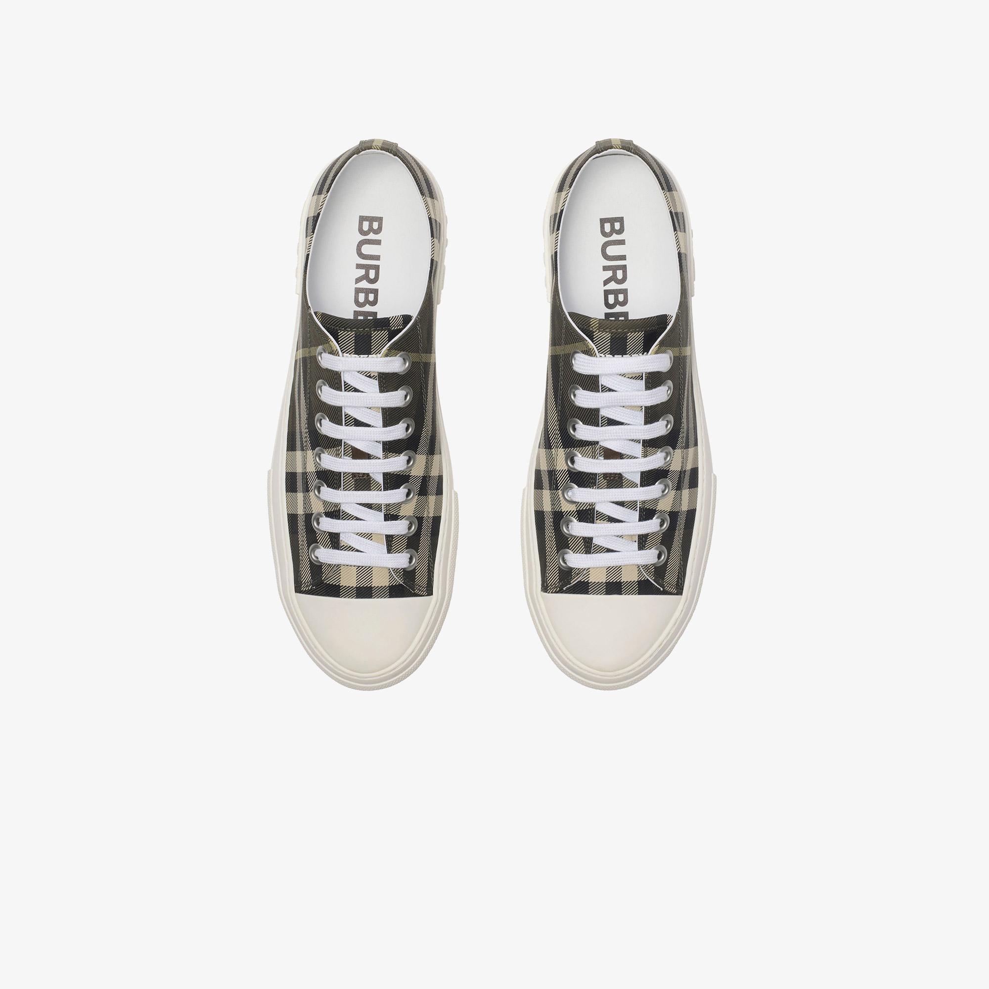 Burberry Jack Check Erkek Haki Sneaker