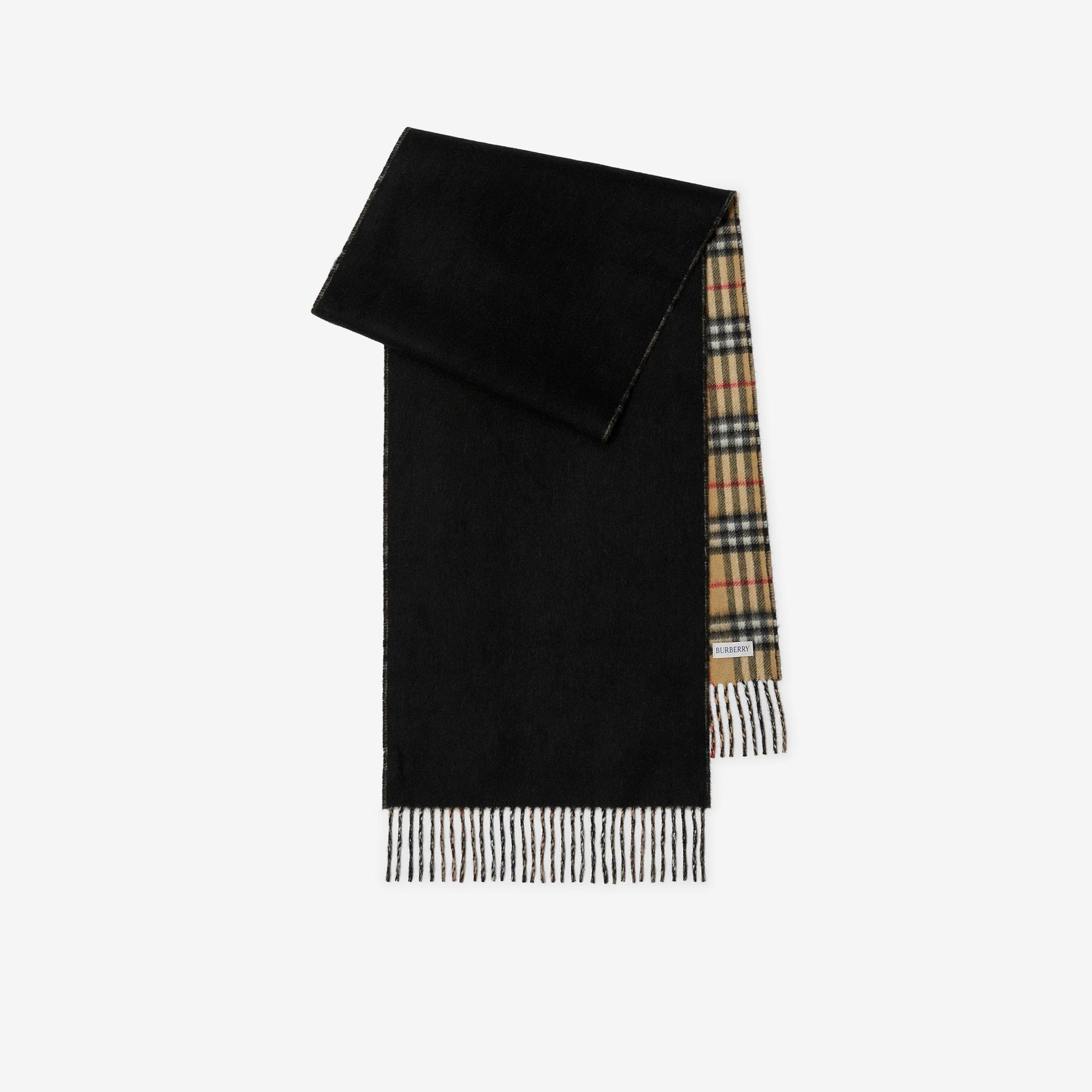 Burberry Reversible Check Kaşmir Kadın Bej Atkı