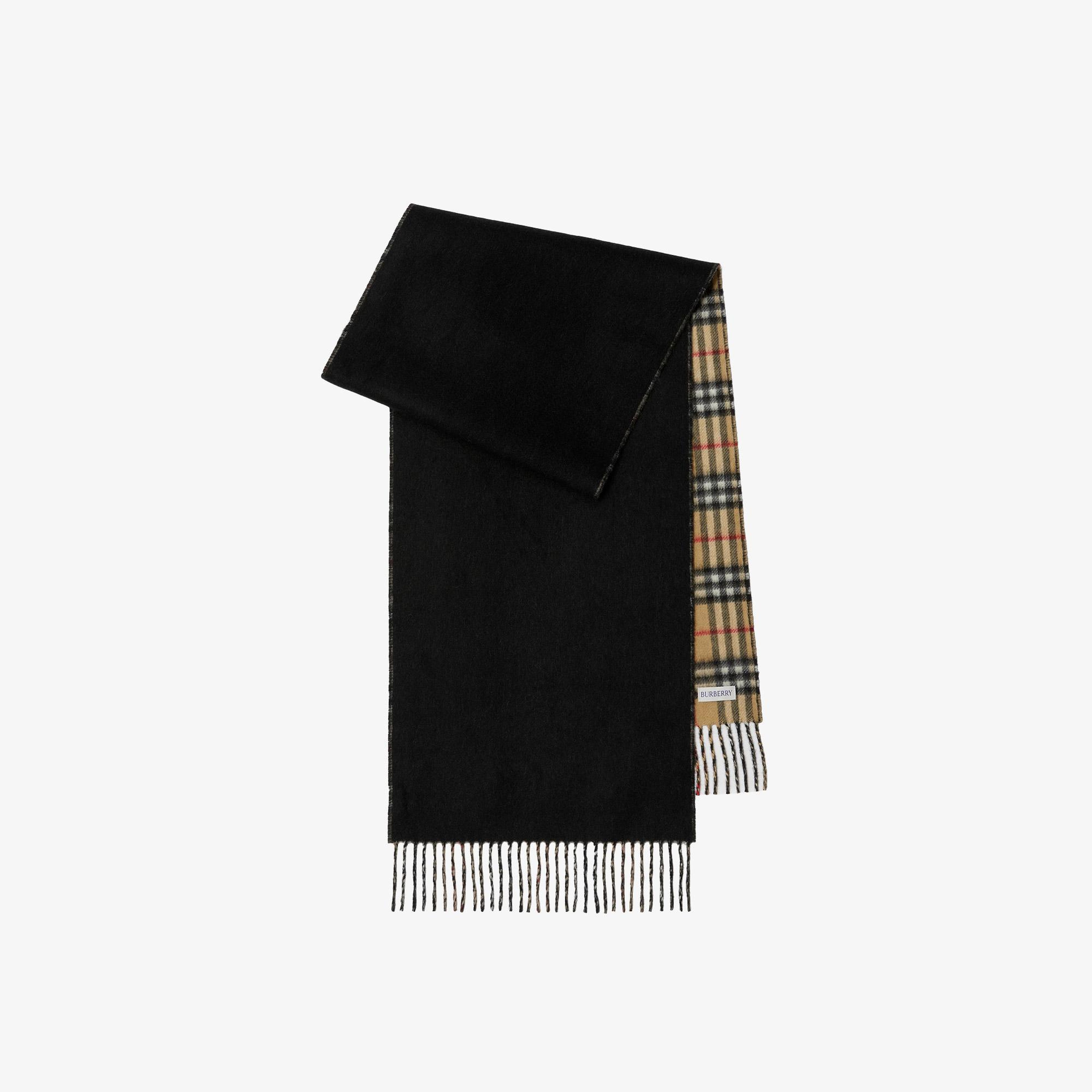 Burberry Reversible Check Kaşmir Kadın Bej Atkı