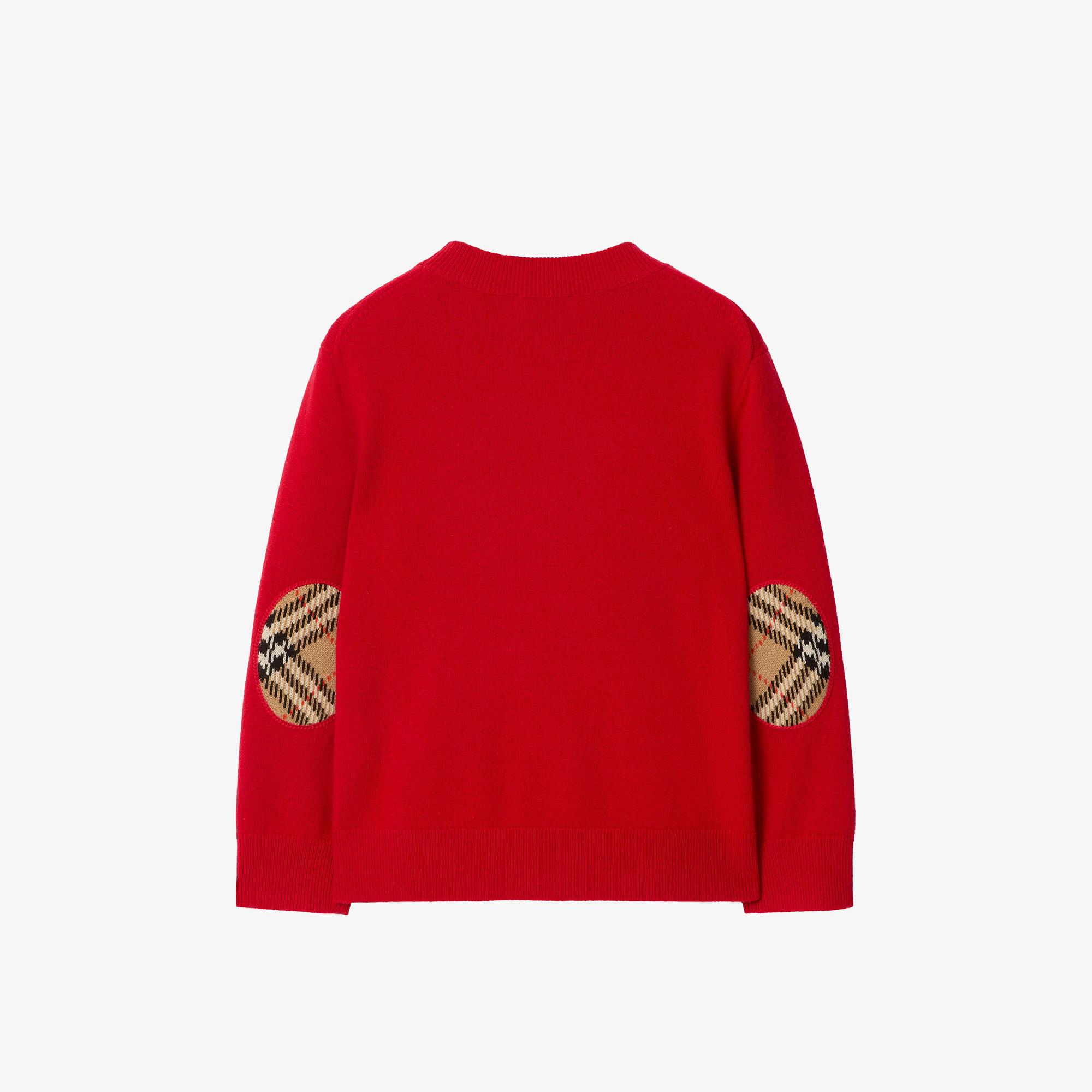 Burberry Bryce Çocuk Kırmızı Triko