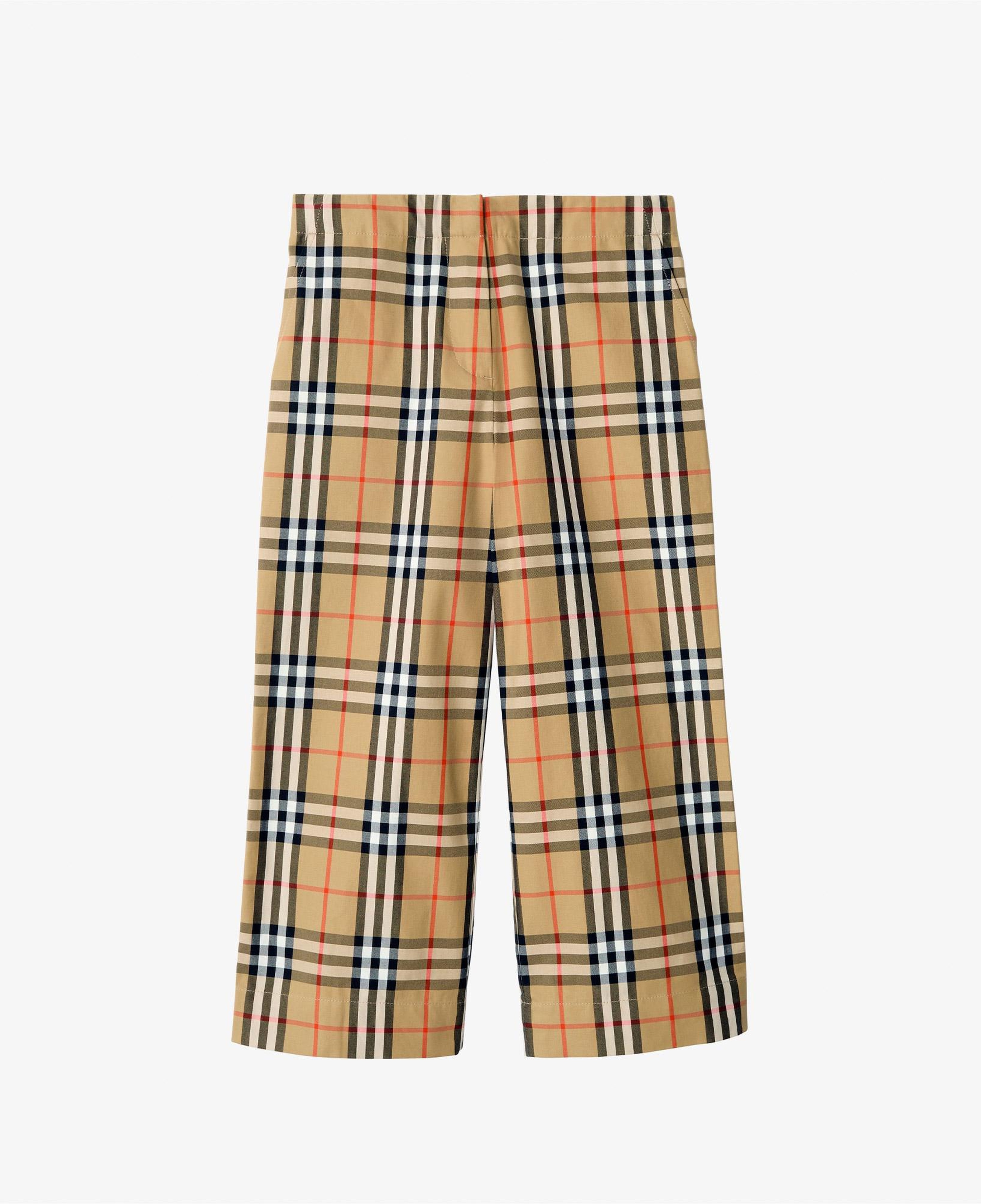 Burberry Orla Check Çocuk Bej Pantolon