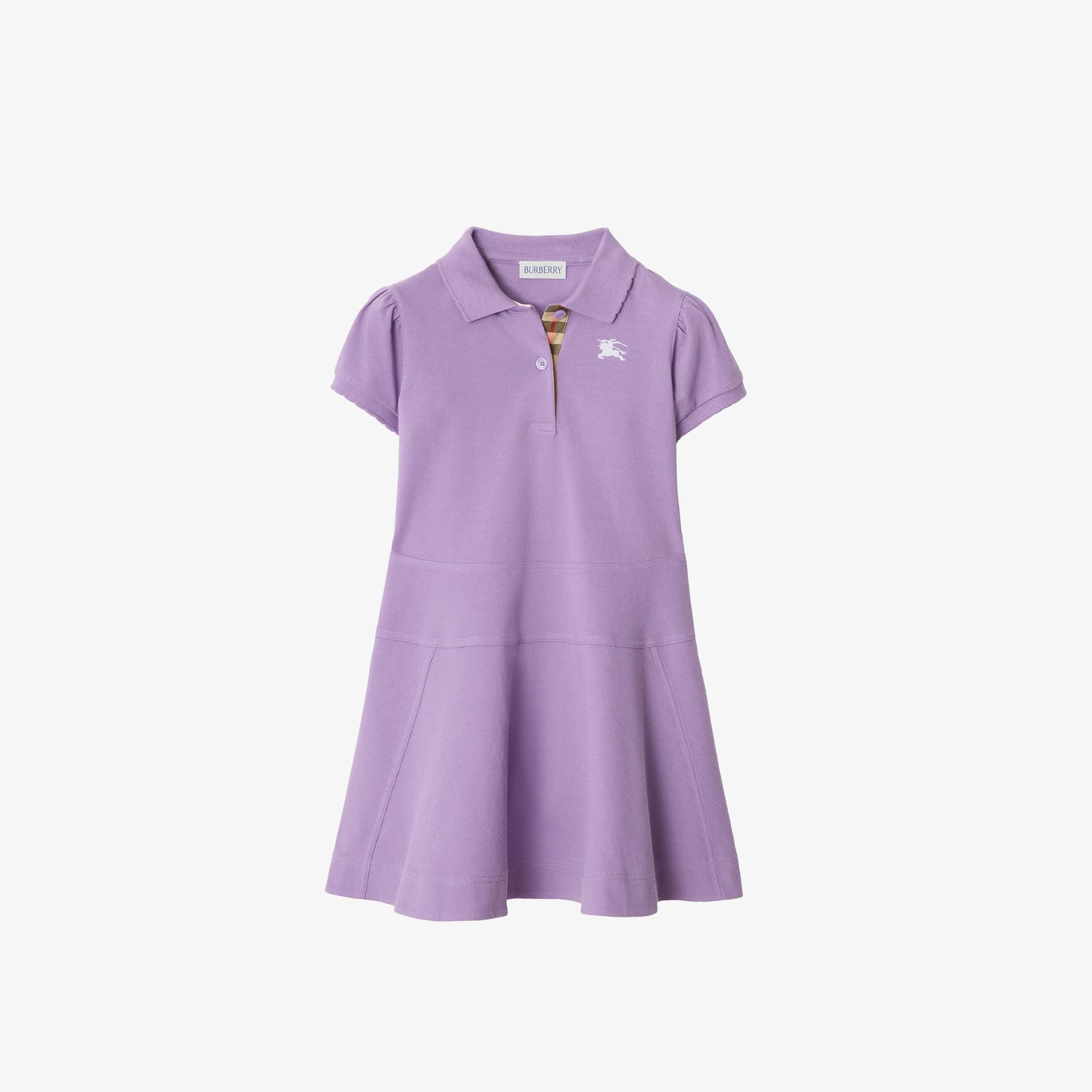 Burberry Astrıd Çocuk Mor Elbise