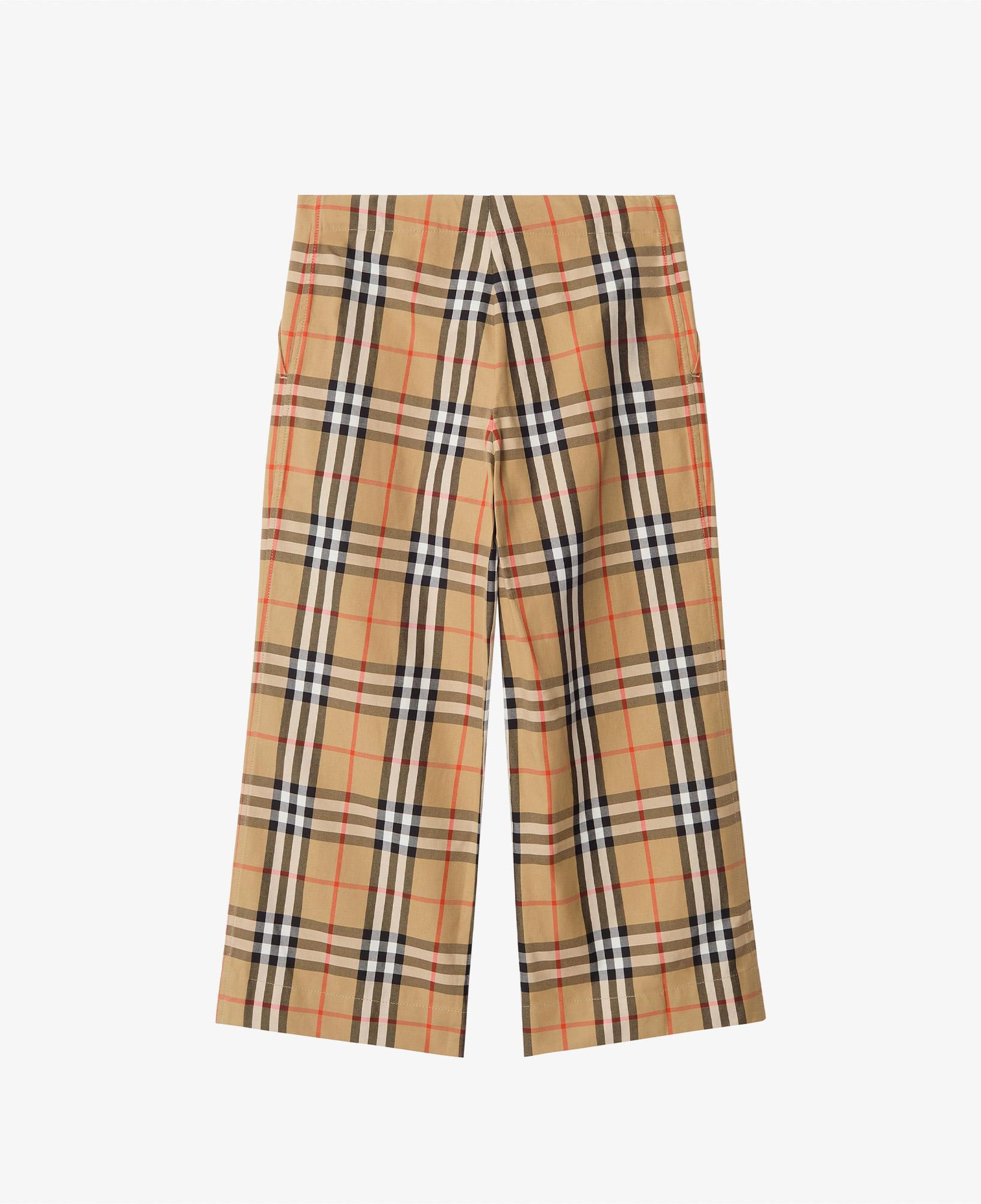 Burberry Orla Check Çocuk Bej Pantolon