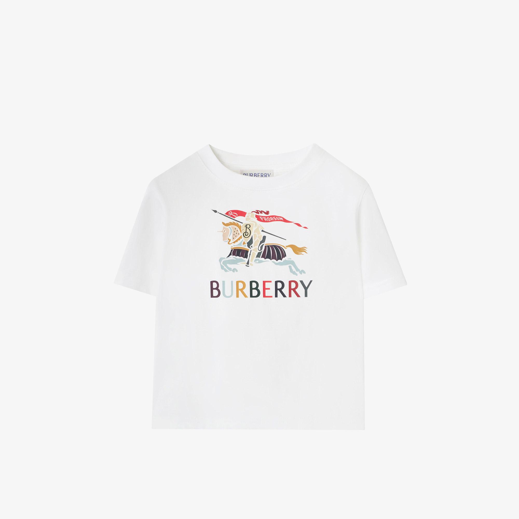 Burberry Cedar Ekd Çocuk Beyaz T-Shirt