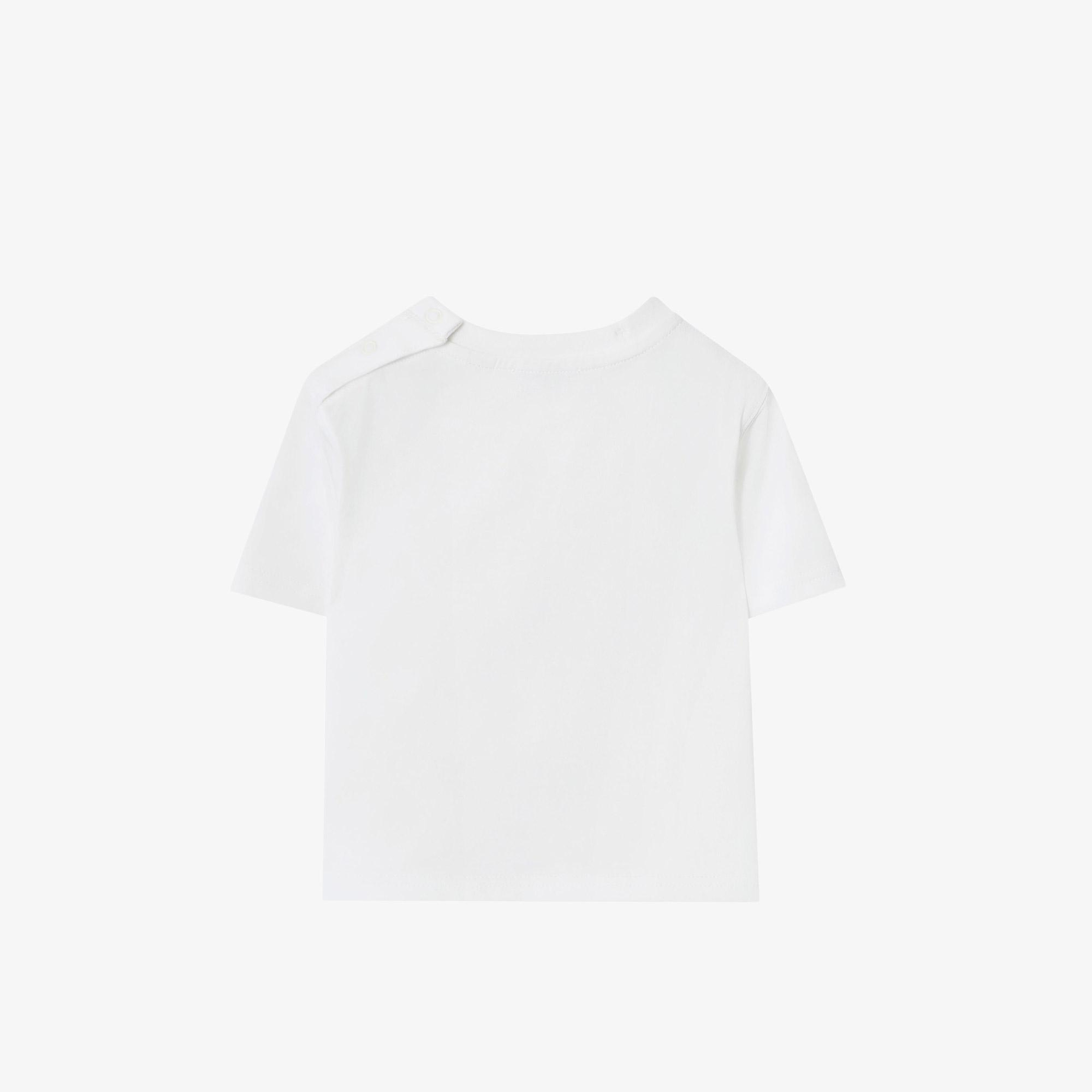 Burberry Cedar Ekd Çocuk Beyaz T-Shirt