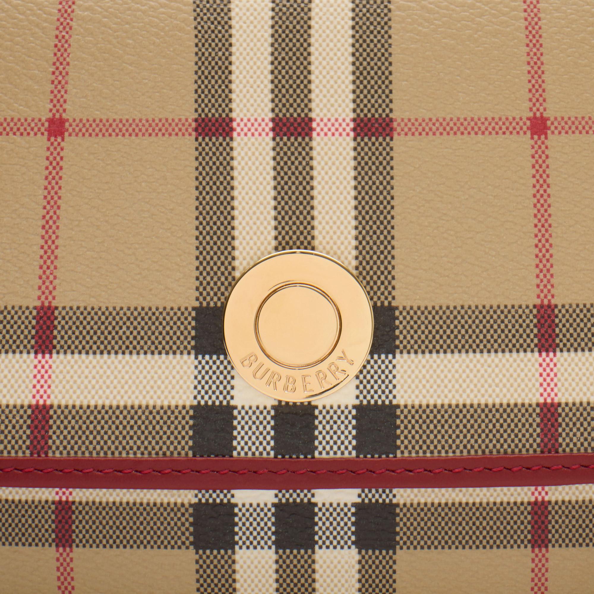 Burberry Hampshıre Kadın Bej Omuz Çantası