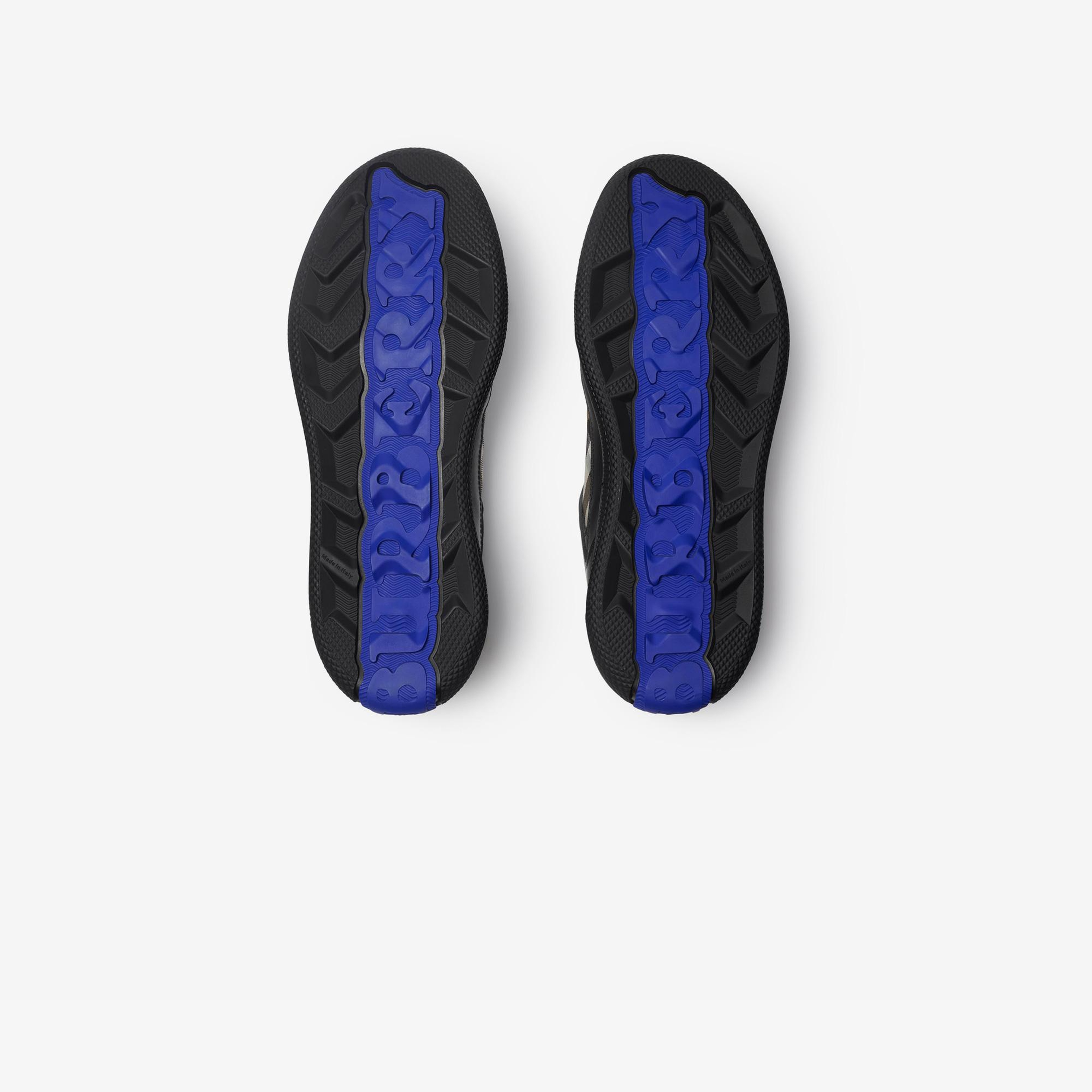 Burberry Mix Leather And Terrace Kadın Siyah Sneaker