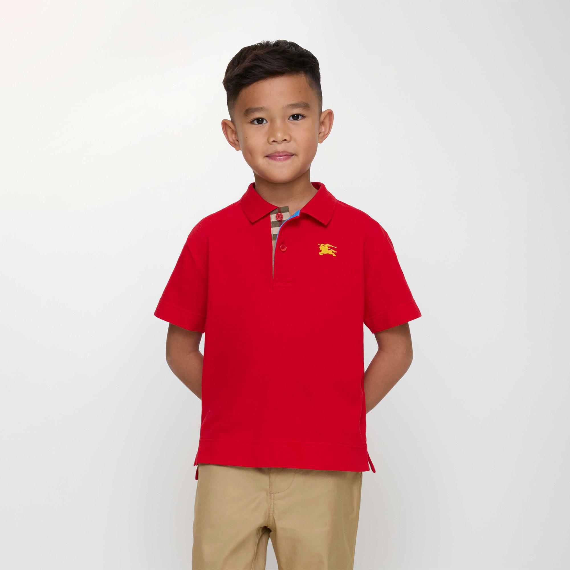 Burberry Johane Ekd Çocuk Kırmızı Polo