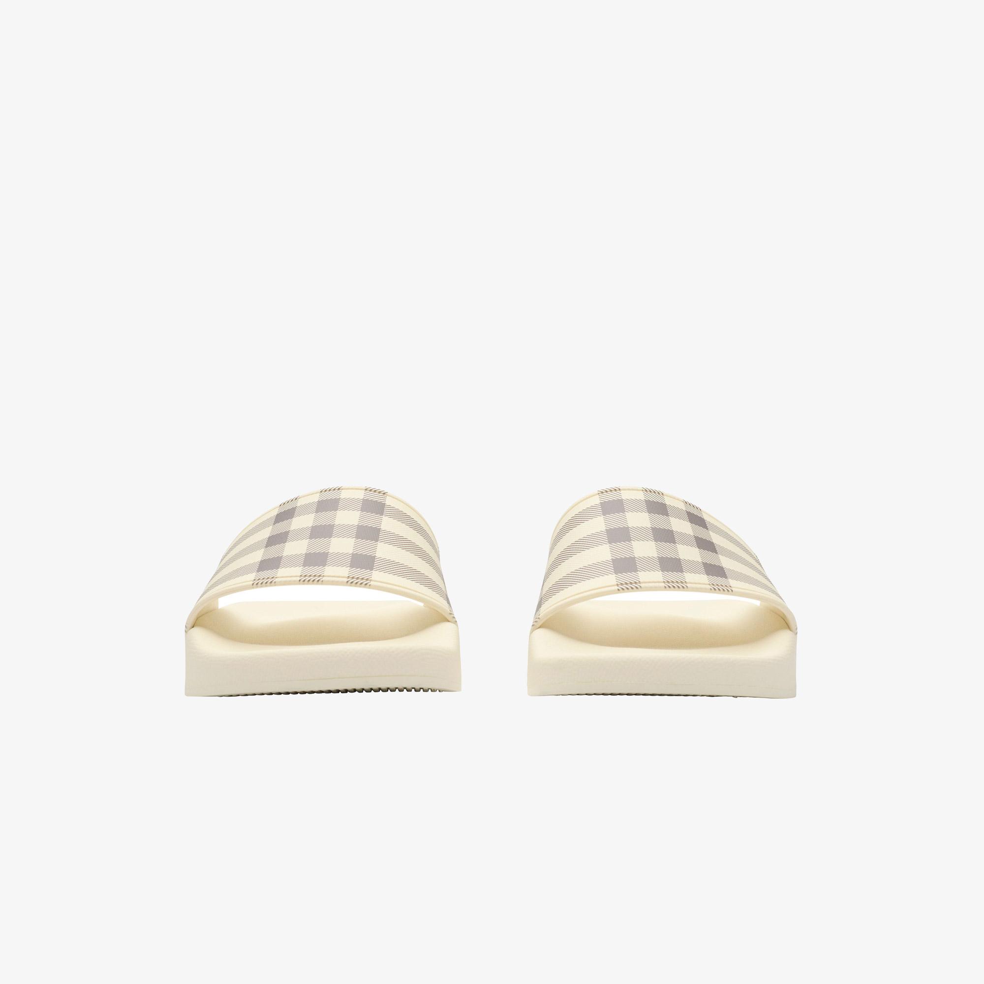 Burberry Furley Check Kadın Bej Terlik