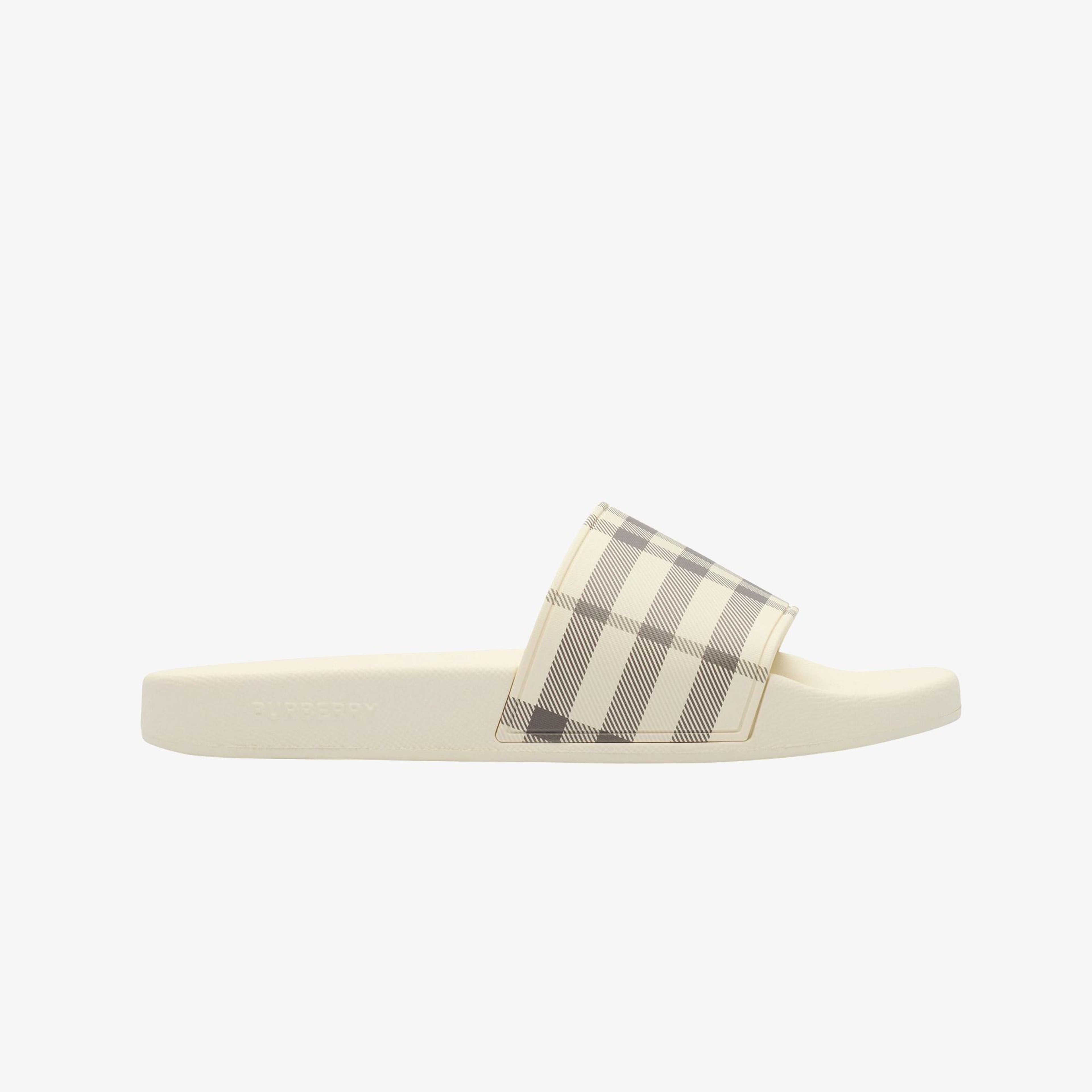 Burberry Furley Check Kadın Bej Terlik