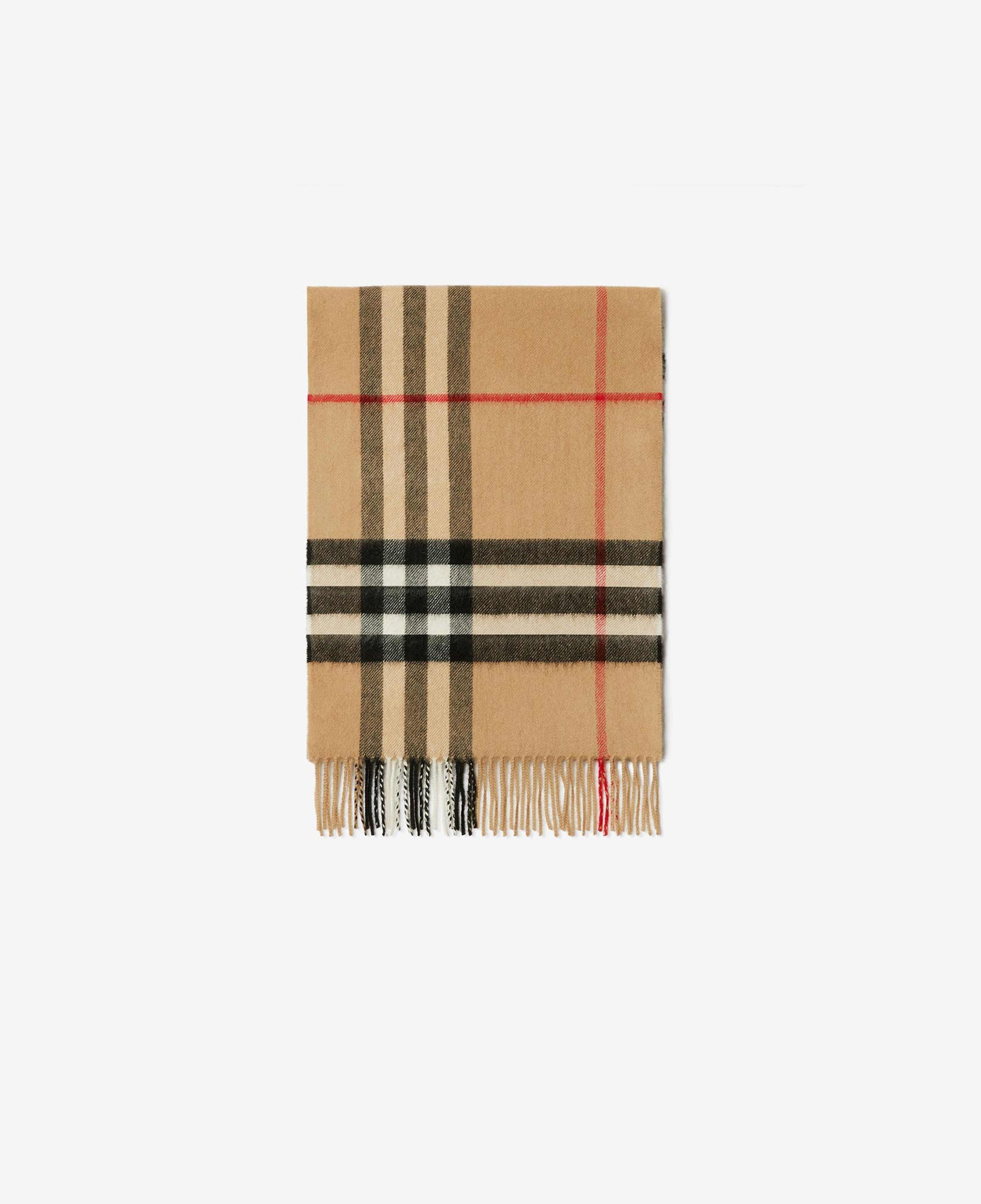 Burberry Check Kaşmir Kadın Bej Atkı