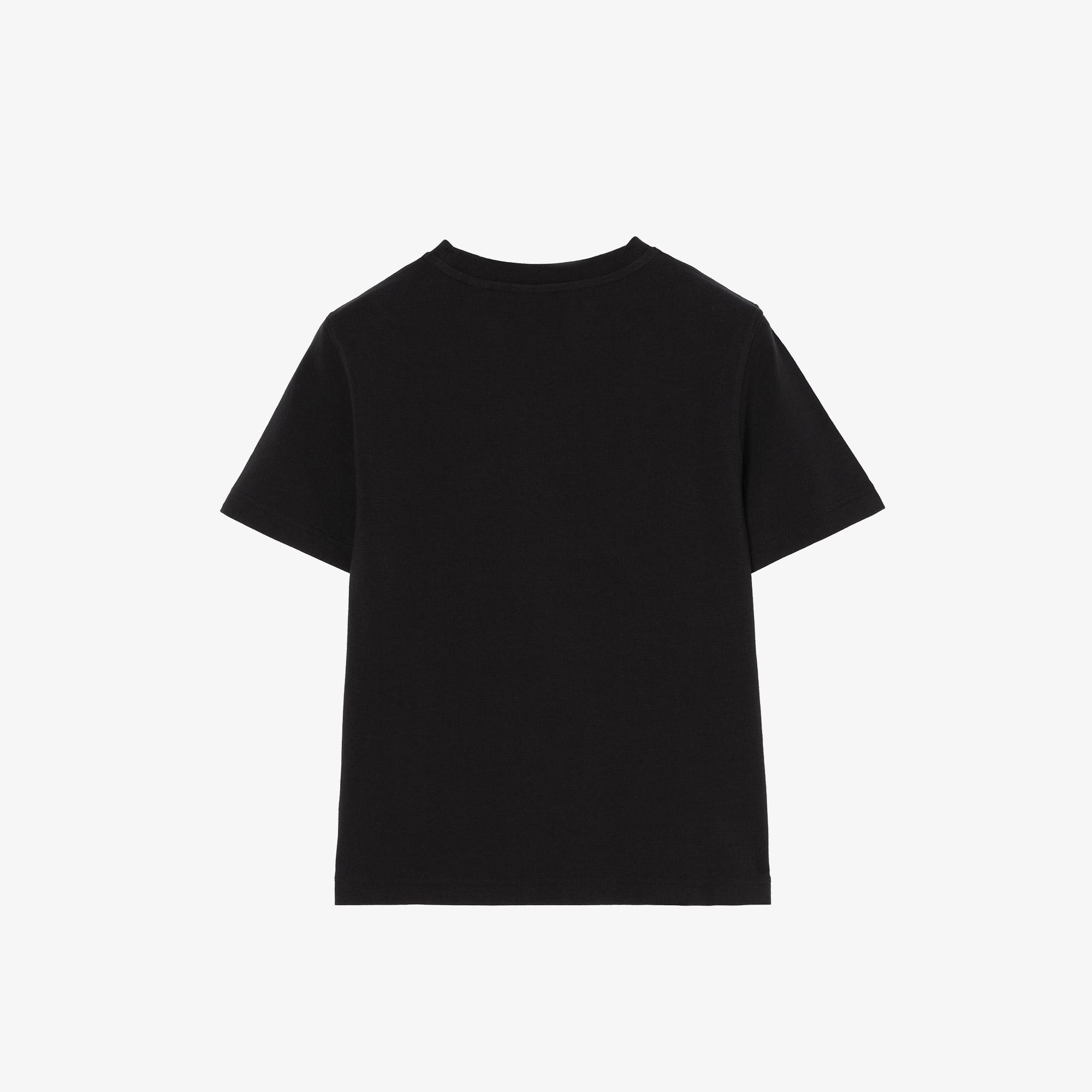 Burberry Cedar Stamp Ekd Çocuk Siyah T-Shirt