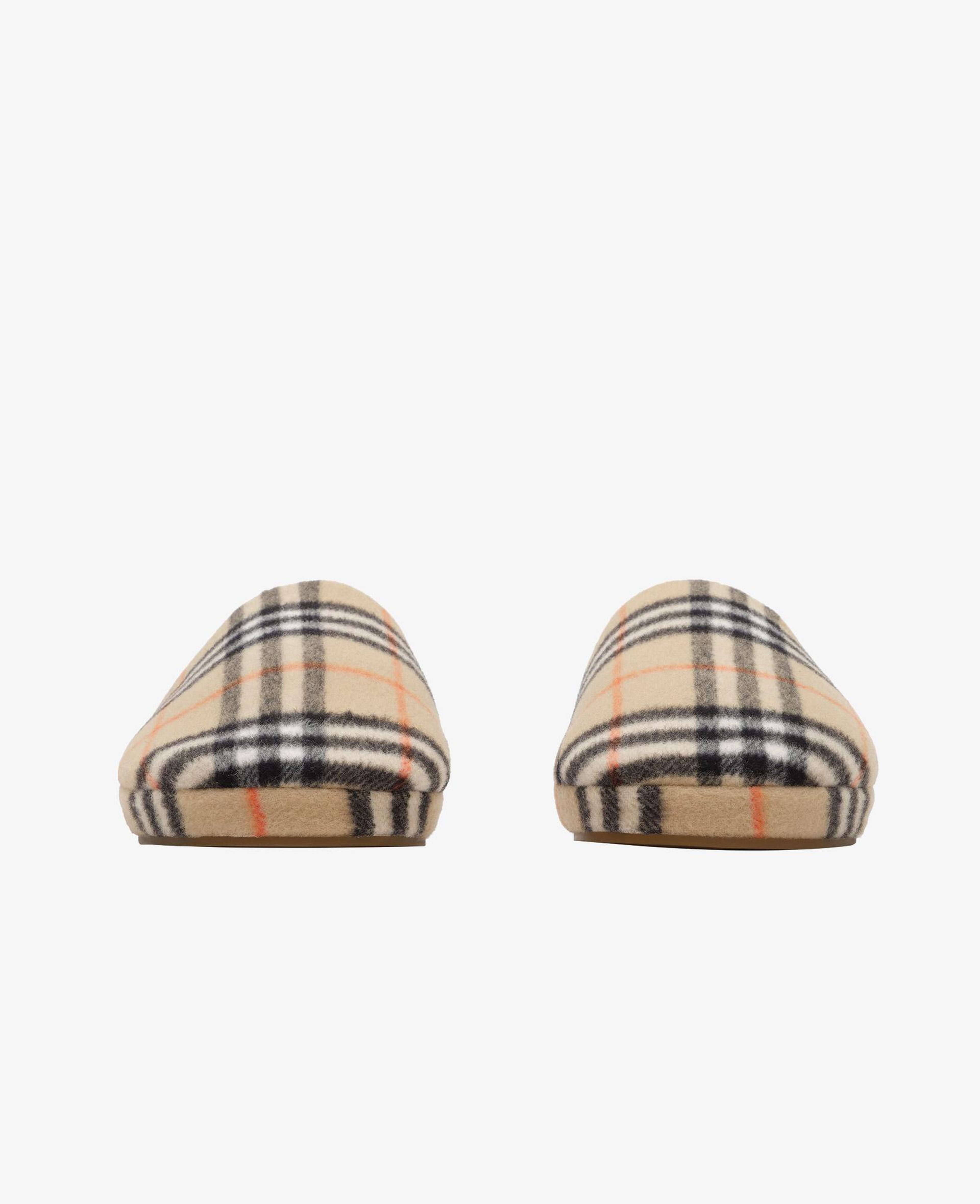 Burberry Quılt Check Erkek Bej Terlik