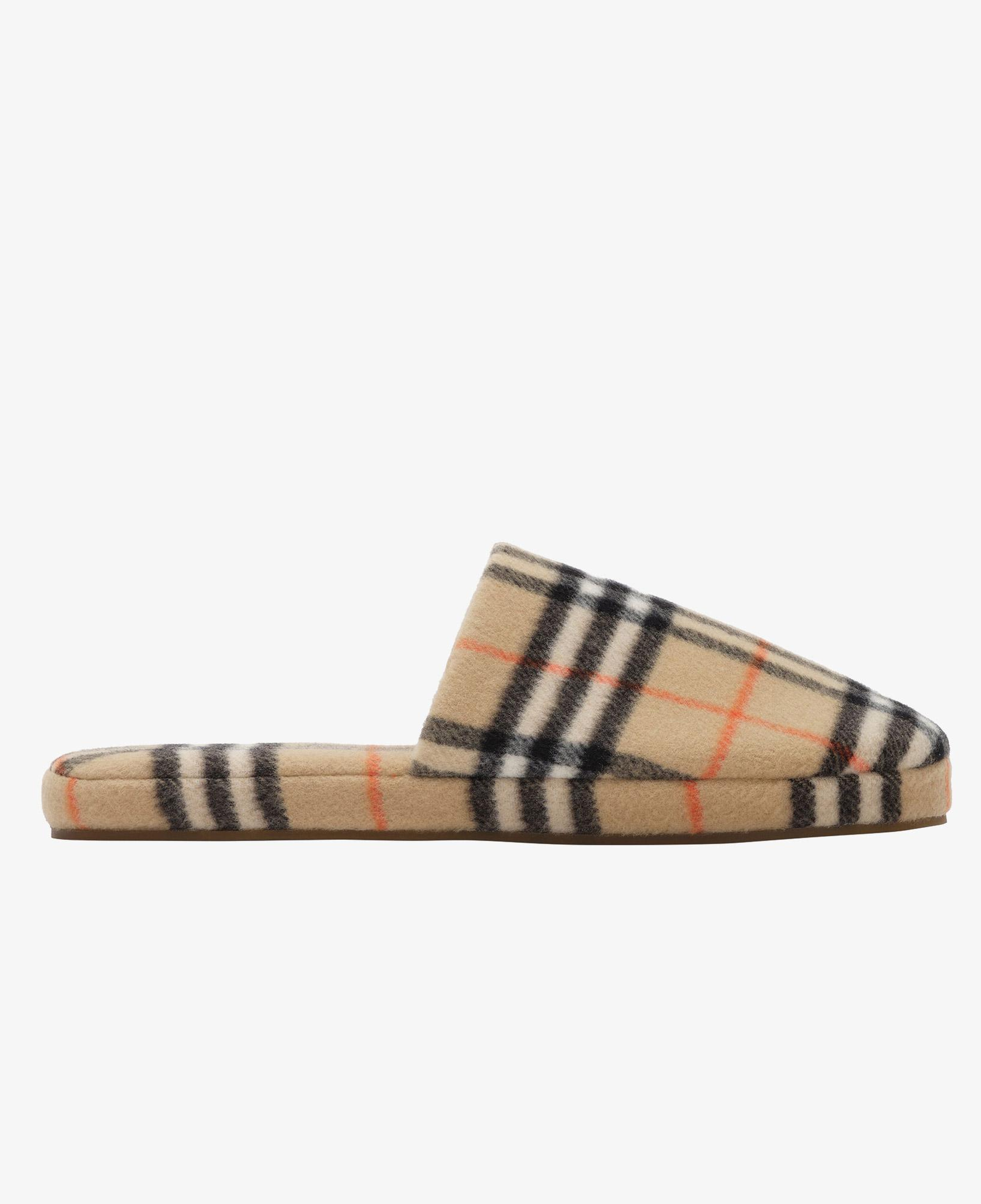 Burberry Quılt Check Erkek Bej Terlik