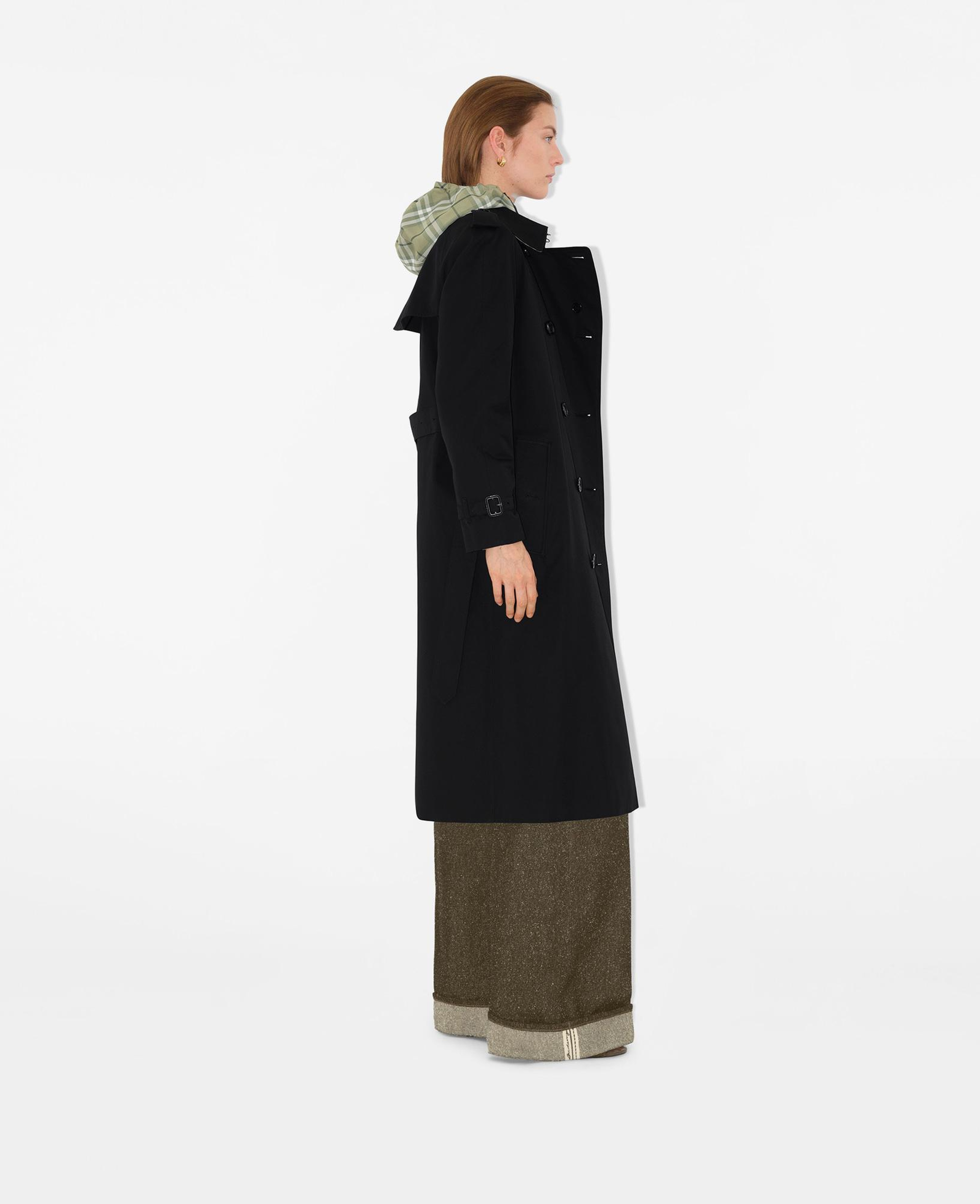 Burberry Long Waterloo Heritage Kadın Siyah Trençkot