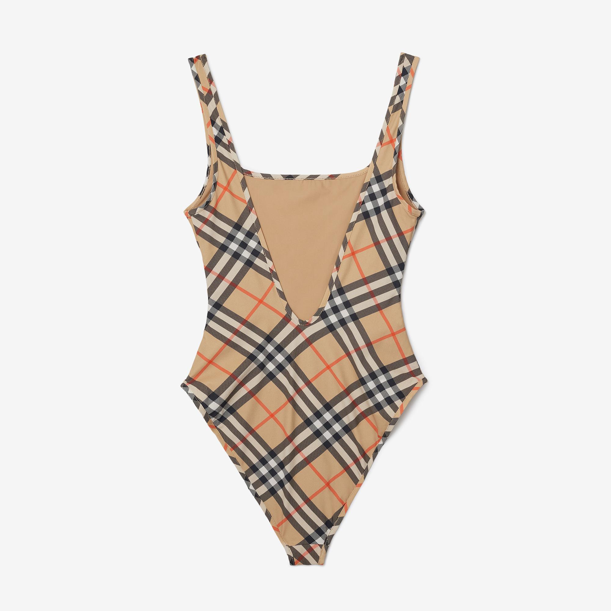 Burberry Check Kadın Bej Mayo