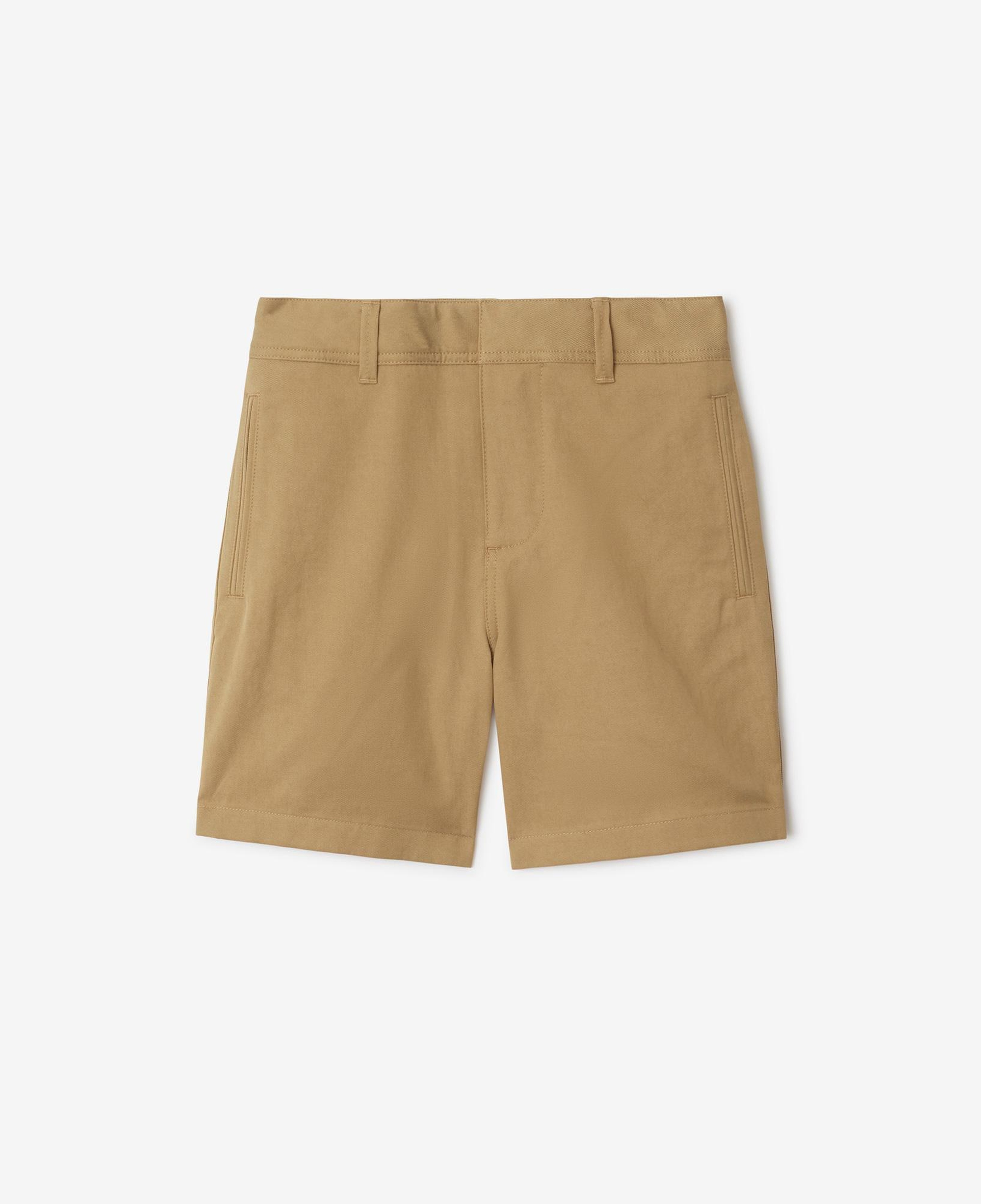 Burberry Oscar Cotton Blend Çocuk Bej Şort