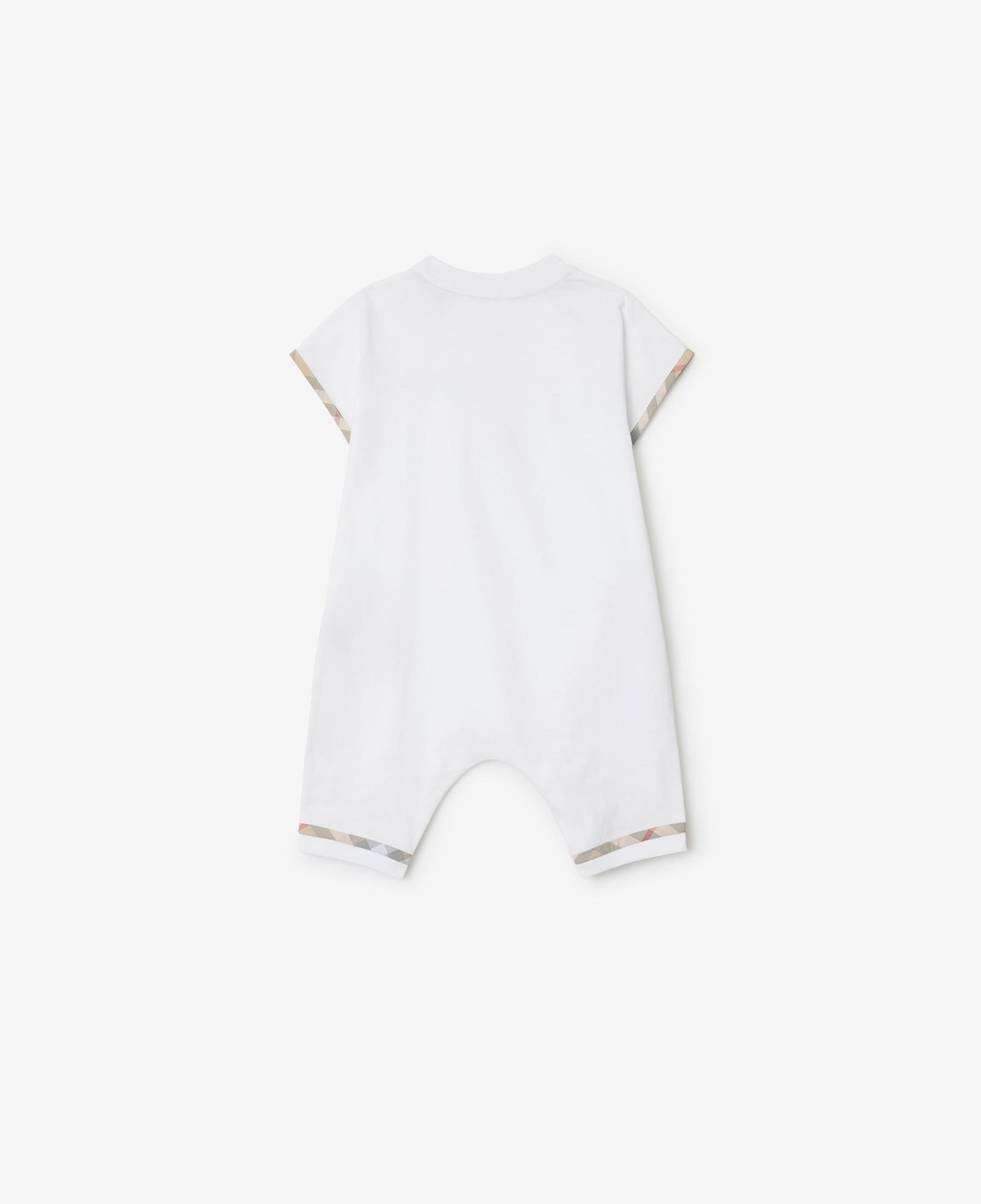 Burberry Çocuk Beyaz Bebek Tulumu