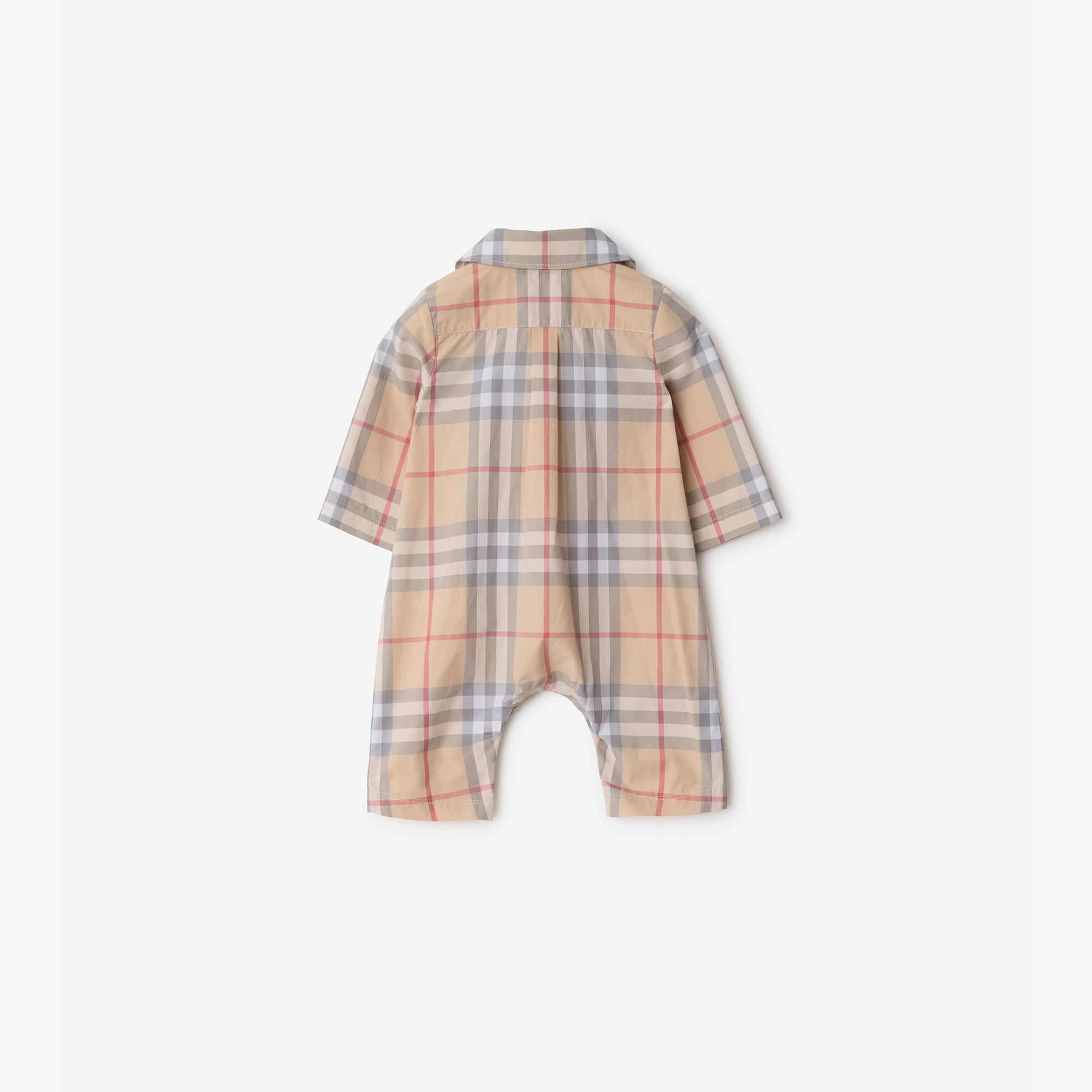 Burberry Çocuk Bej Bebek Tulumu