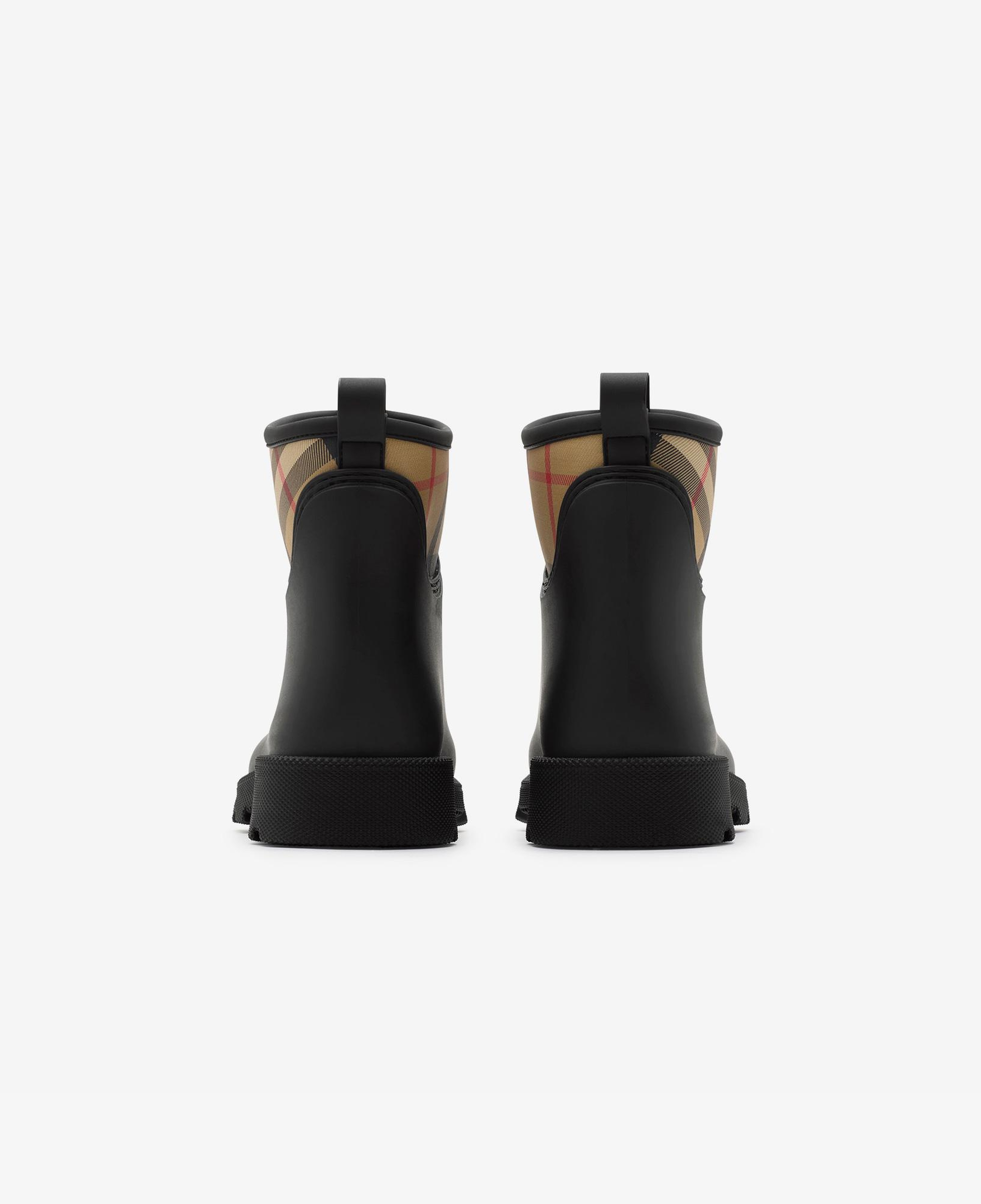 Burberry Rubber Marsh Stamp Low Kadın Siyah Bot