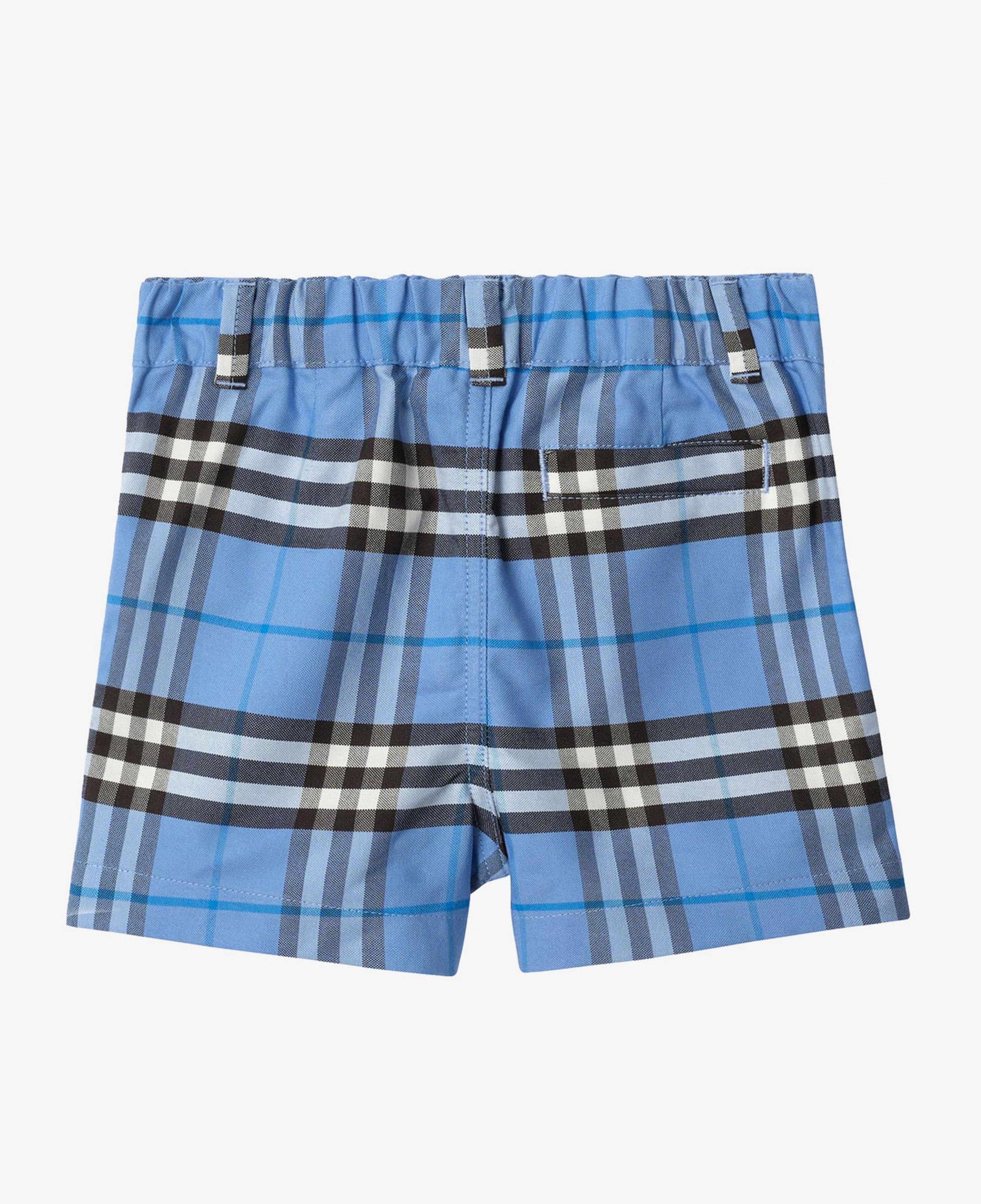 Burberry Oscar Check Çocuk Mavi Şort