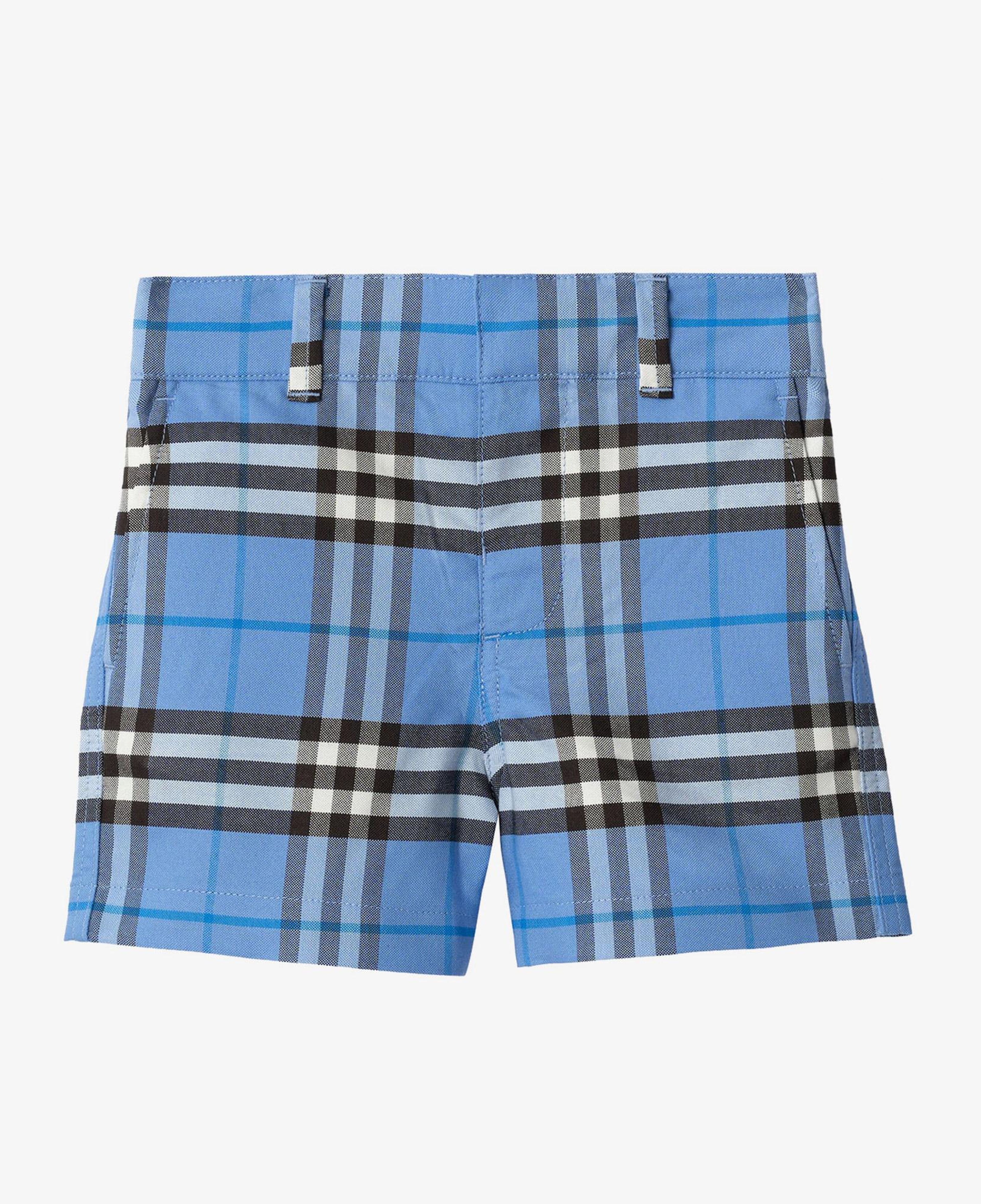 Burberry Oscar Check Çocuk Mavi Şort