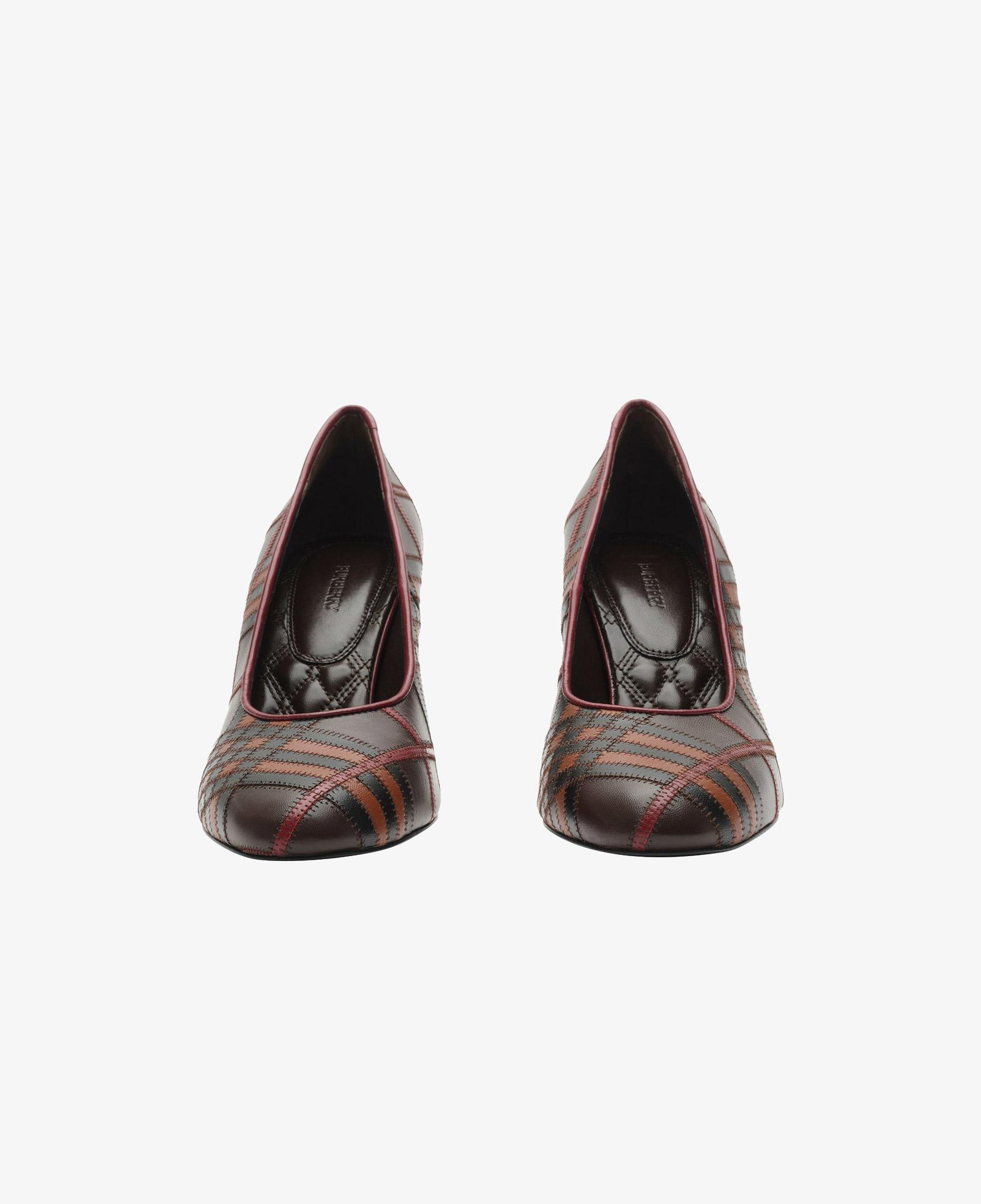 Burberry Kadın Bordo Topuklu Ayakkabı