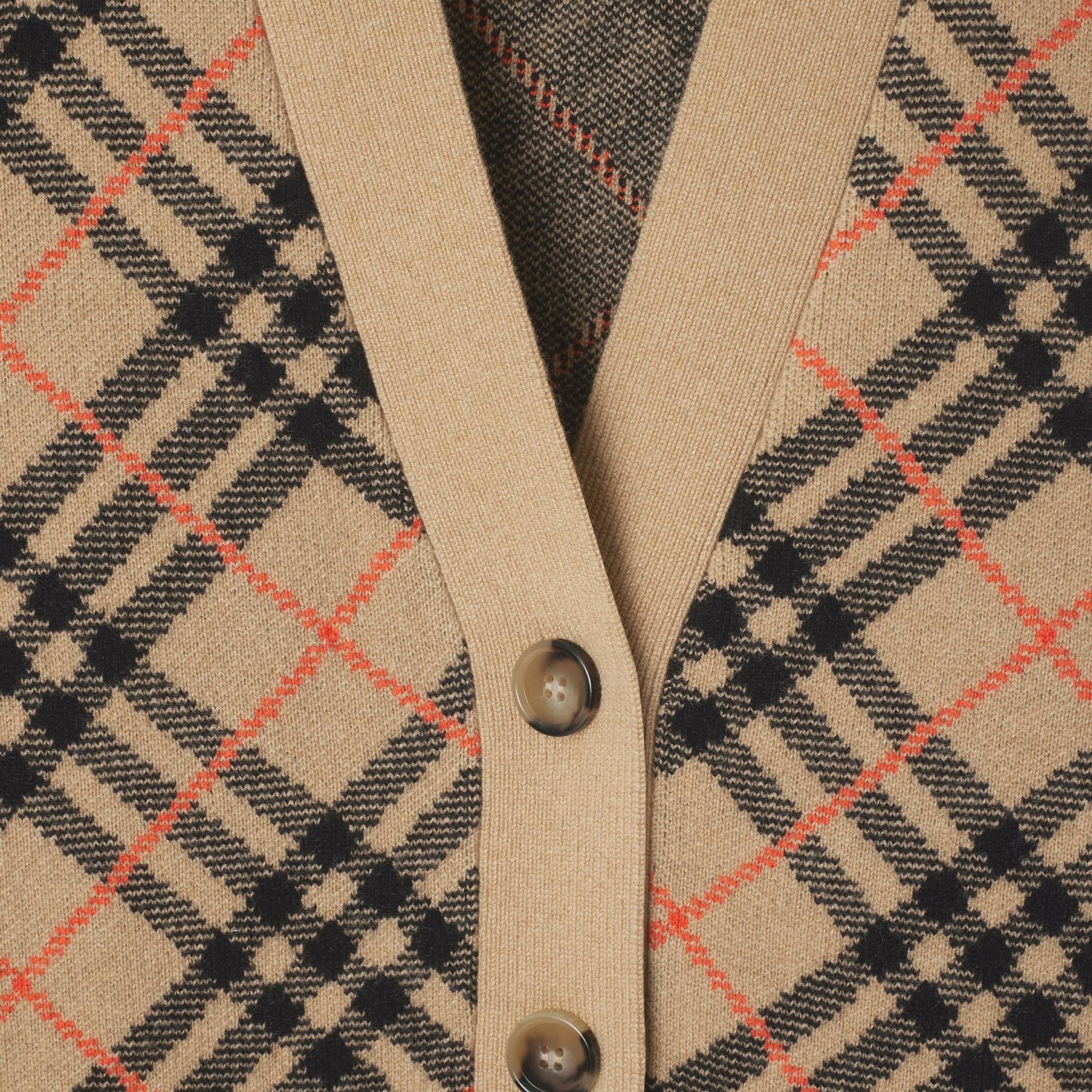 Burberry Check Kaşmir Kadın Bej Hırka