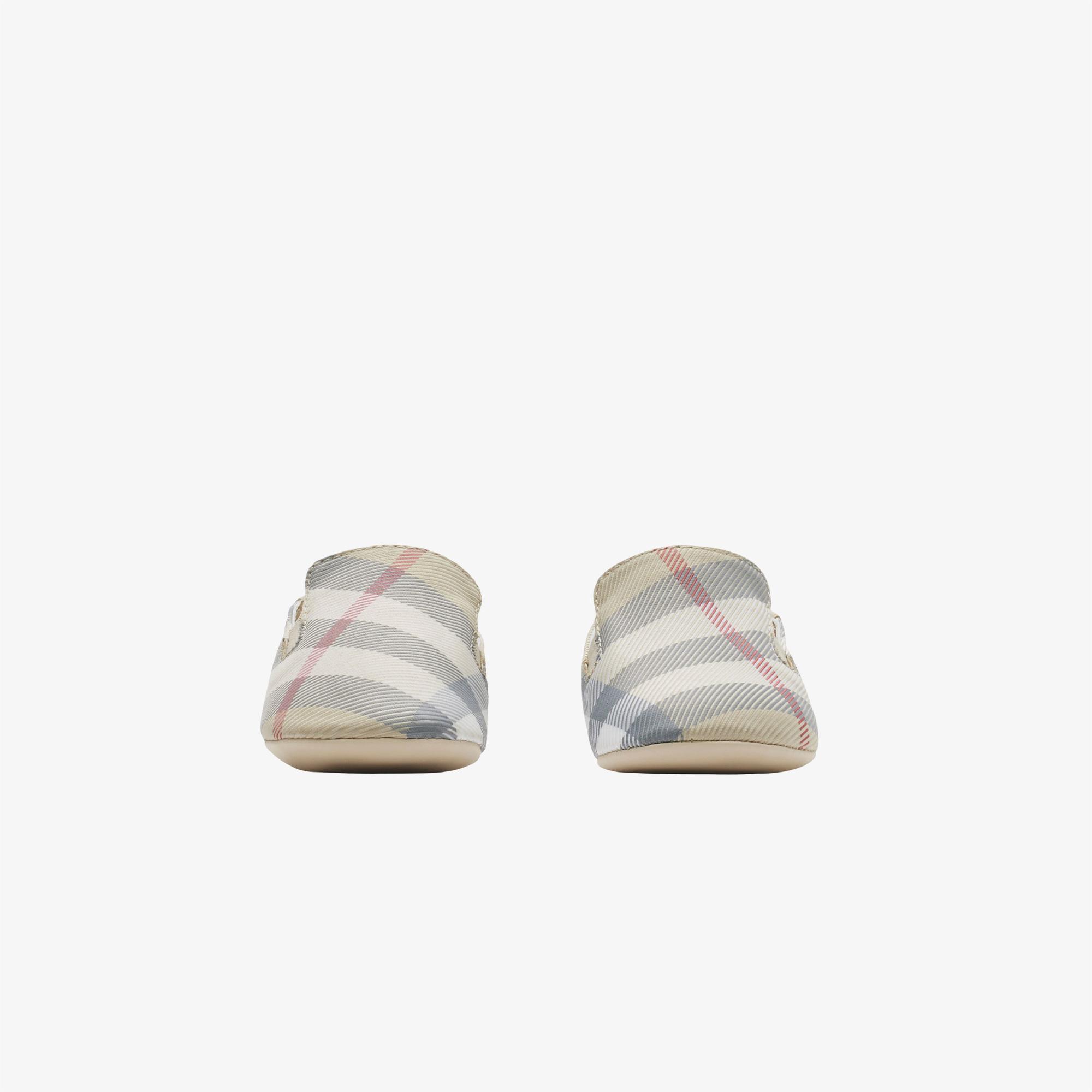 Burberry Marple Nylon Blend Booties Çocuk Bej Sneaker