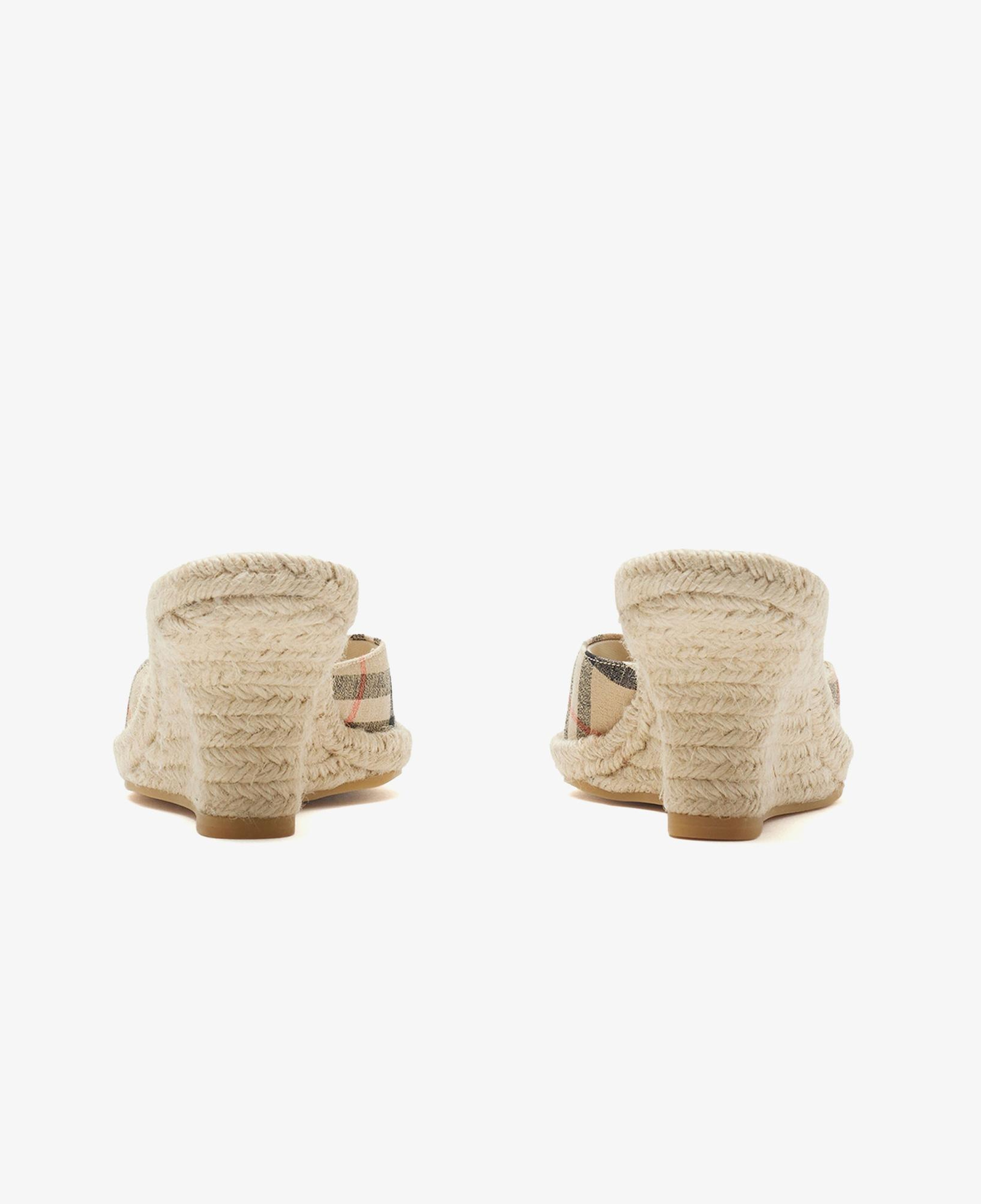Burberry Mews Mules Kadın Bej Espadril