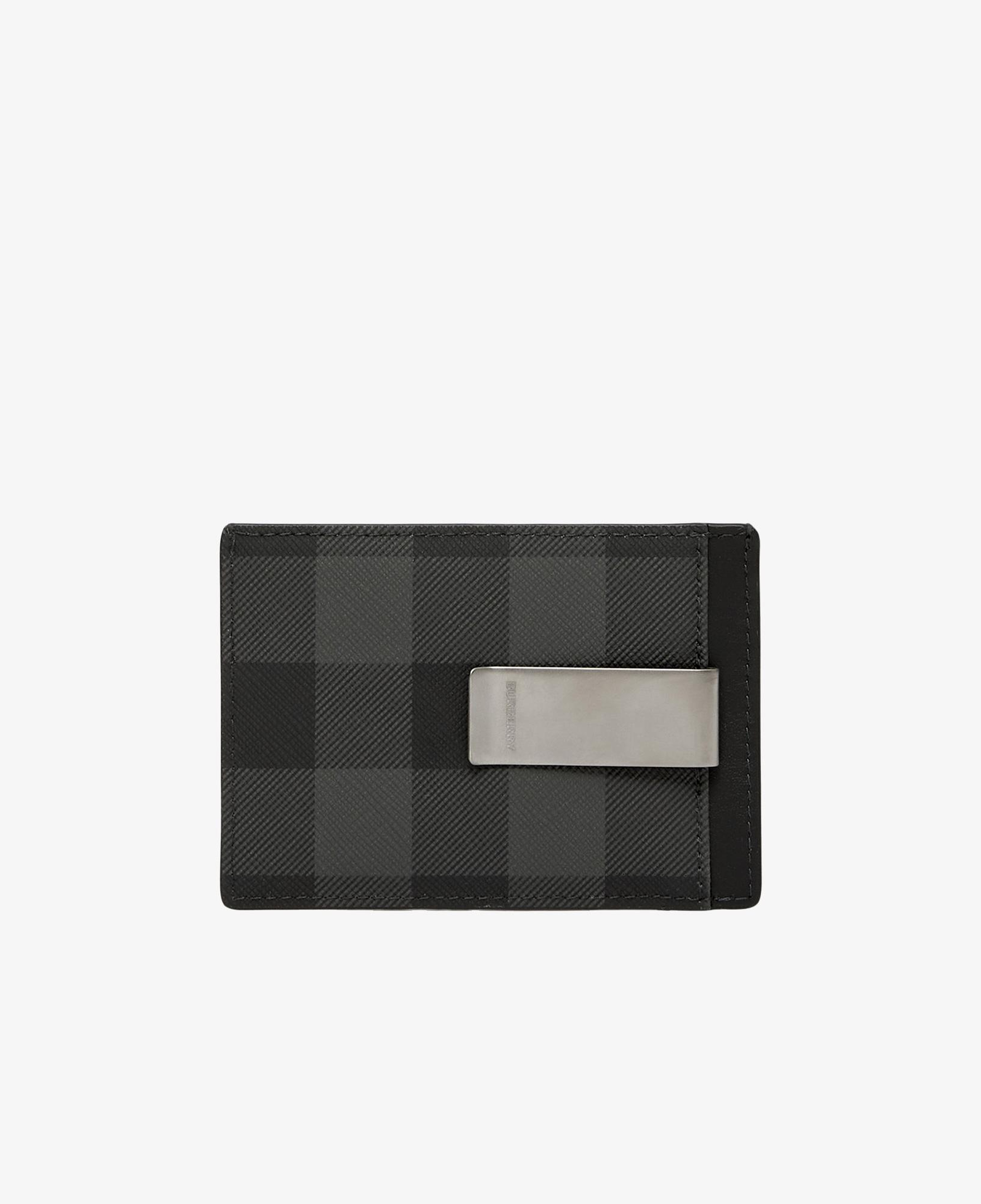 Burberry Check Money Clip Erkek Gri Kartlık