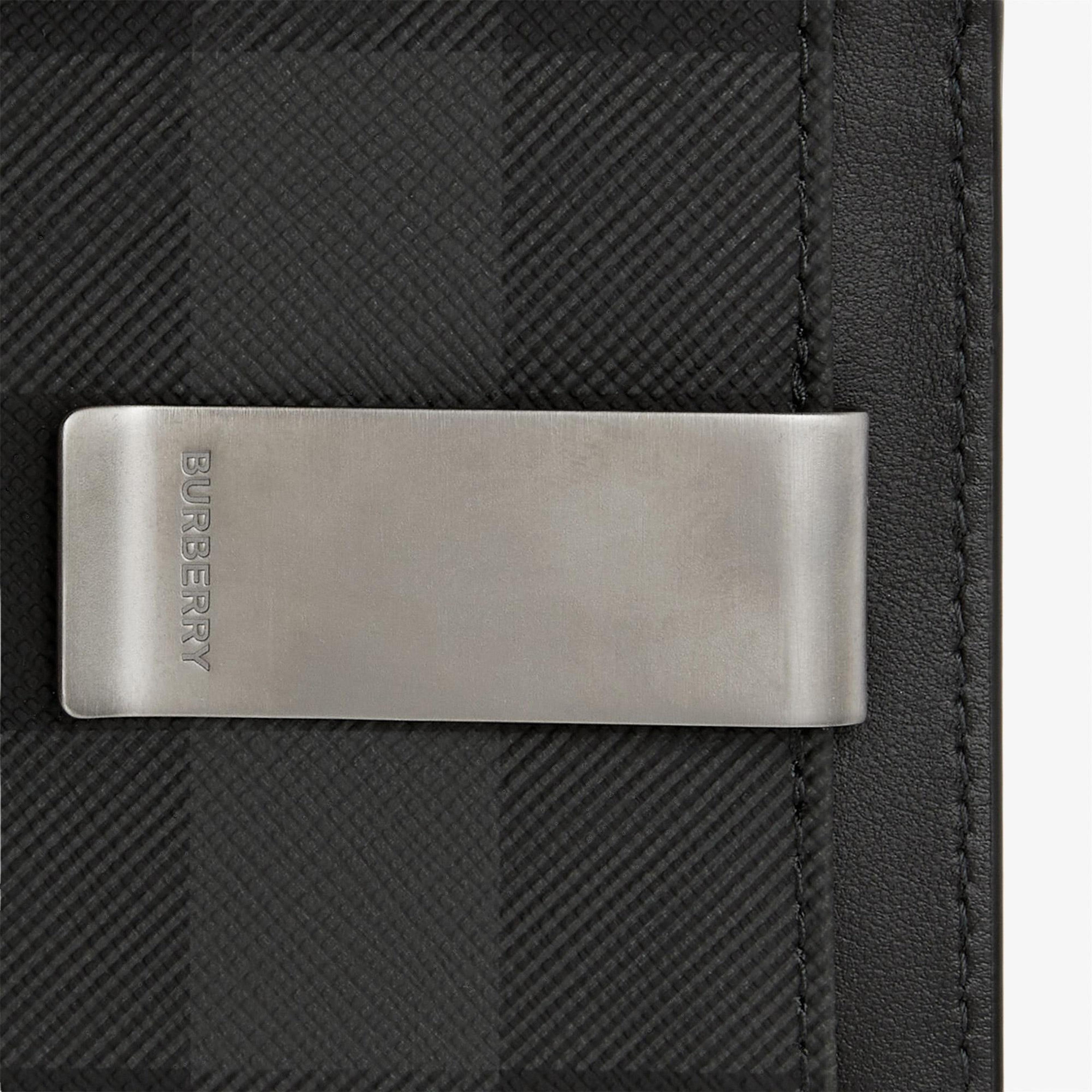 Burberry Check Money Clip Erkek Gri Kartlık