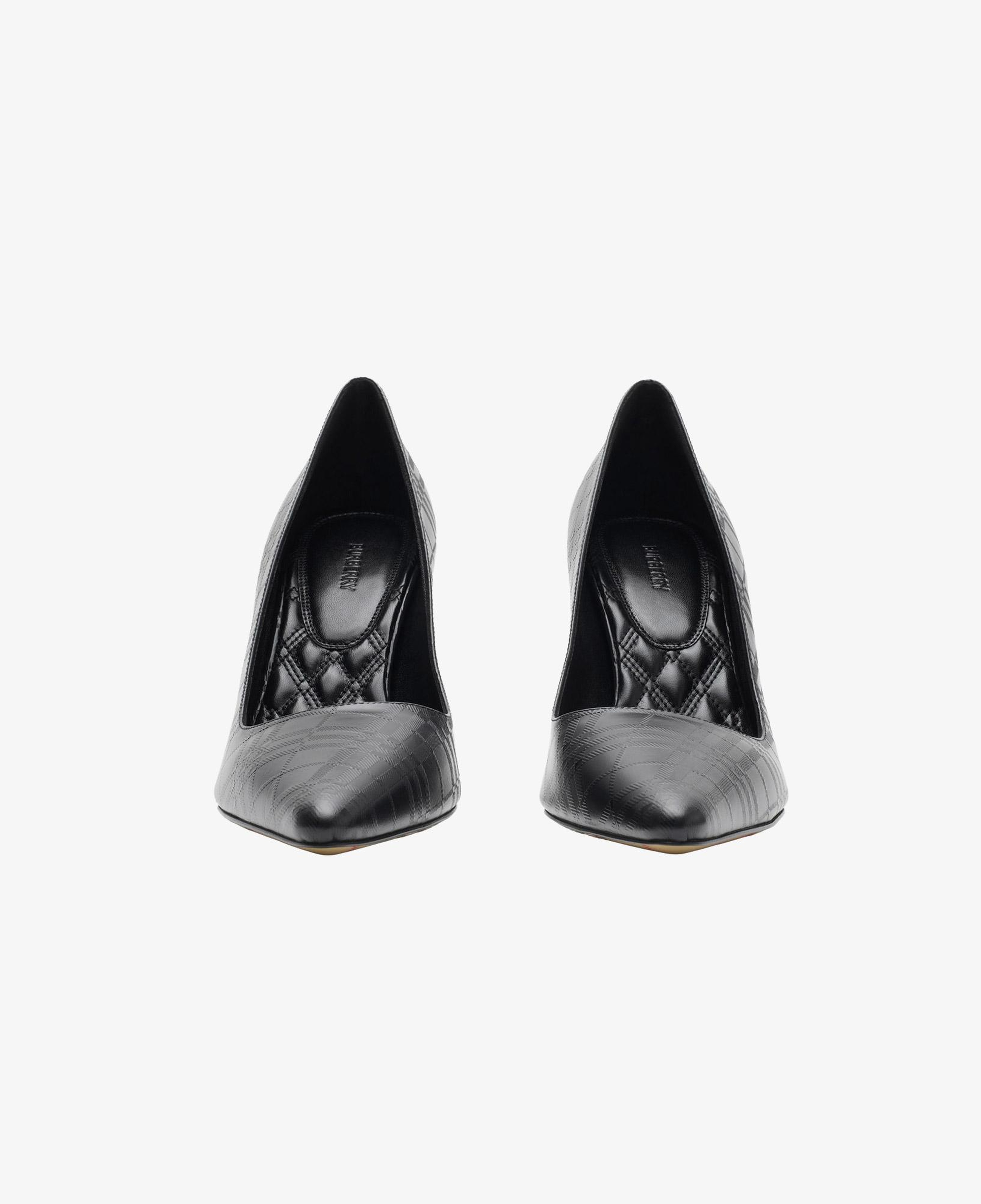 Burberry Dame Leather Pump Kadın Siyah Topuklu Ayakkabı