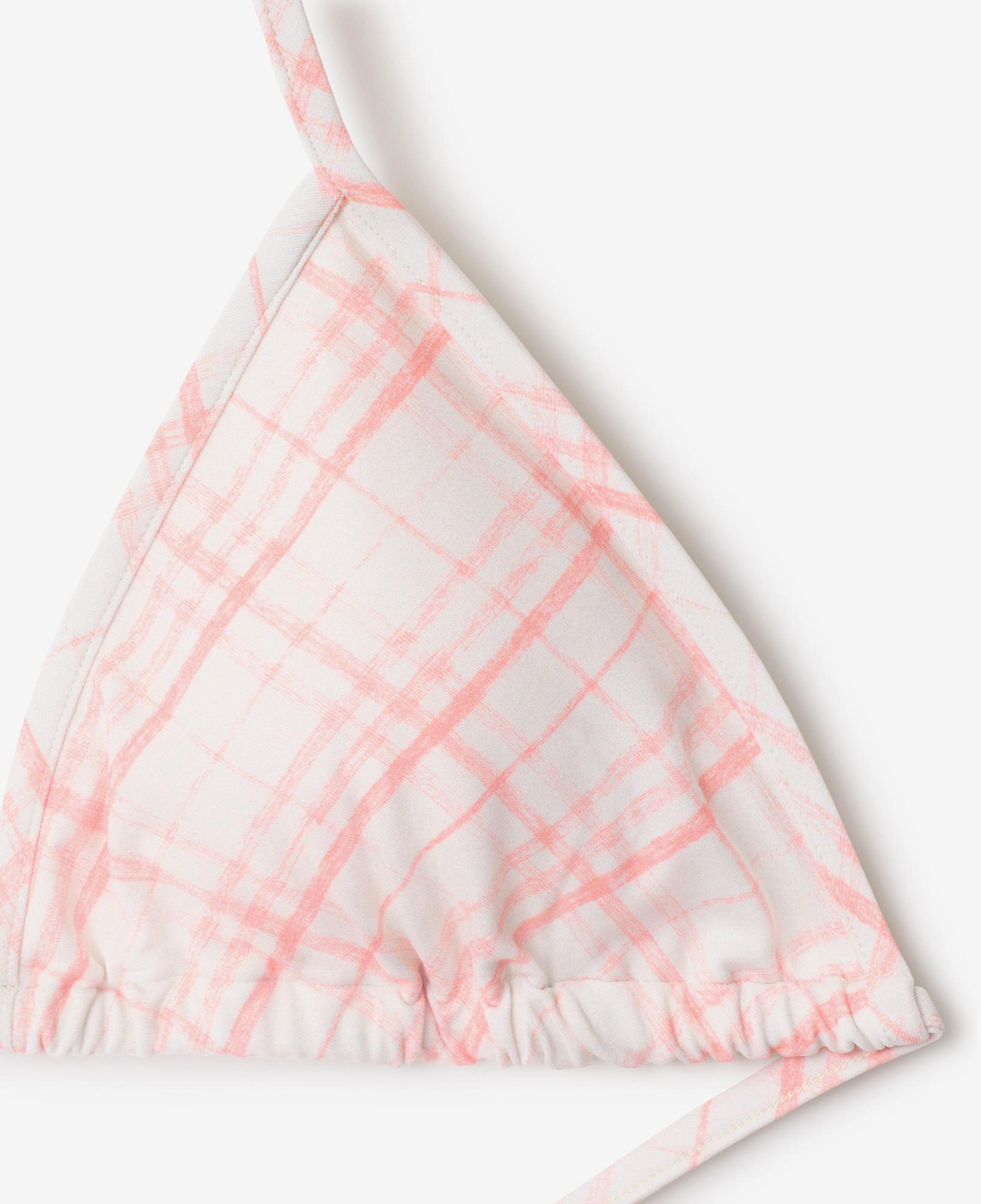Burberry Check Kadın Pembe Bikini Üstü