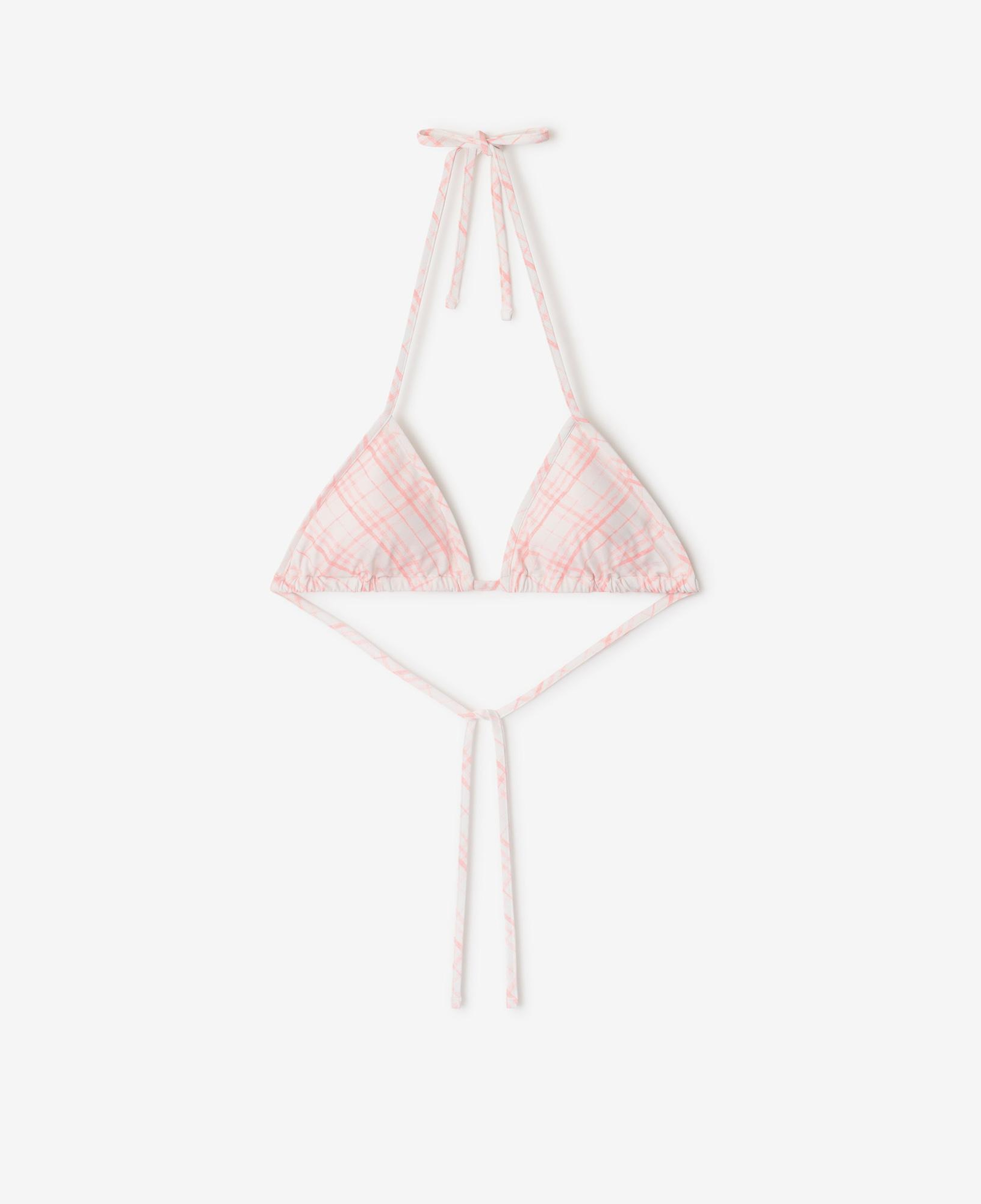 Burberry Check Kadın Pembe Bikini Üstü