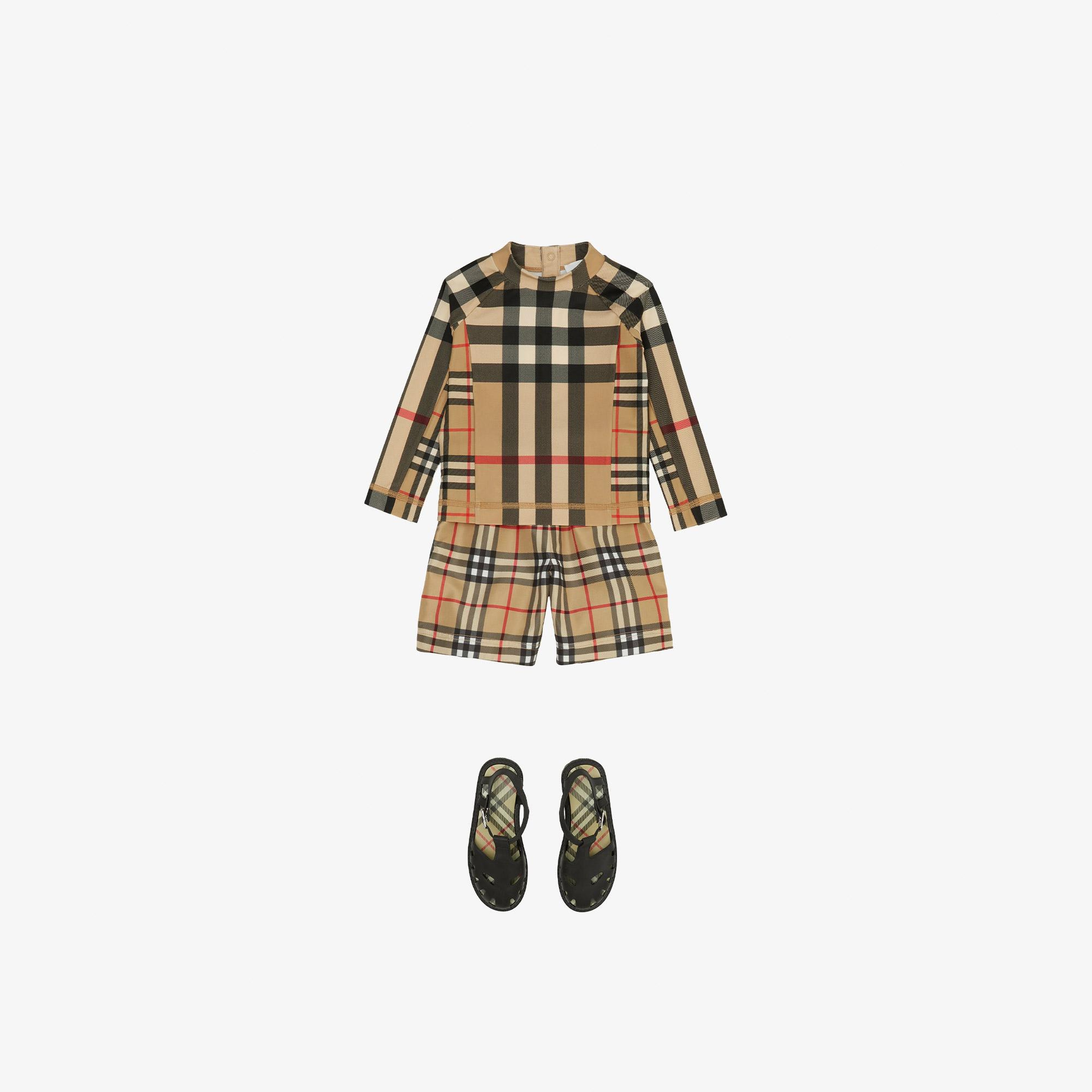 Burberry Malcolm Vintage Çocuk Bej Mayo