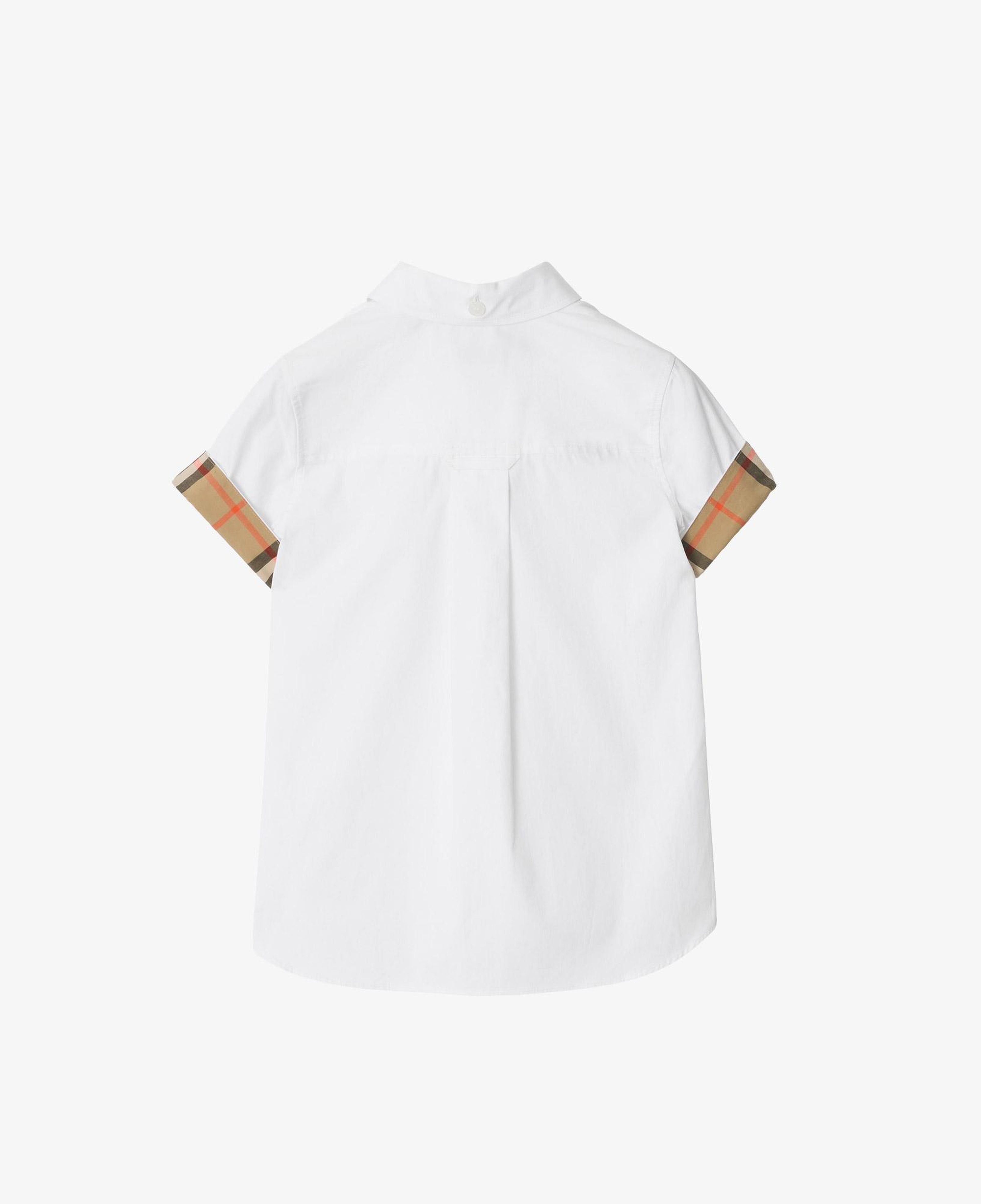 Burberry Owen Check Çocuk Beyaz Gömlek