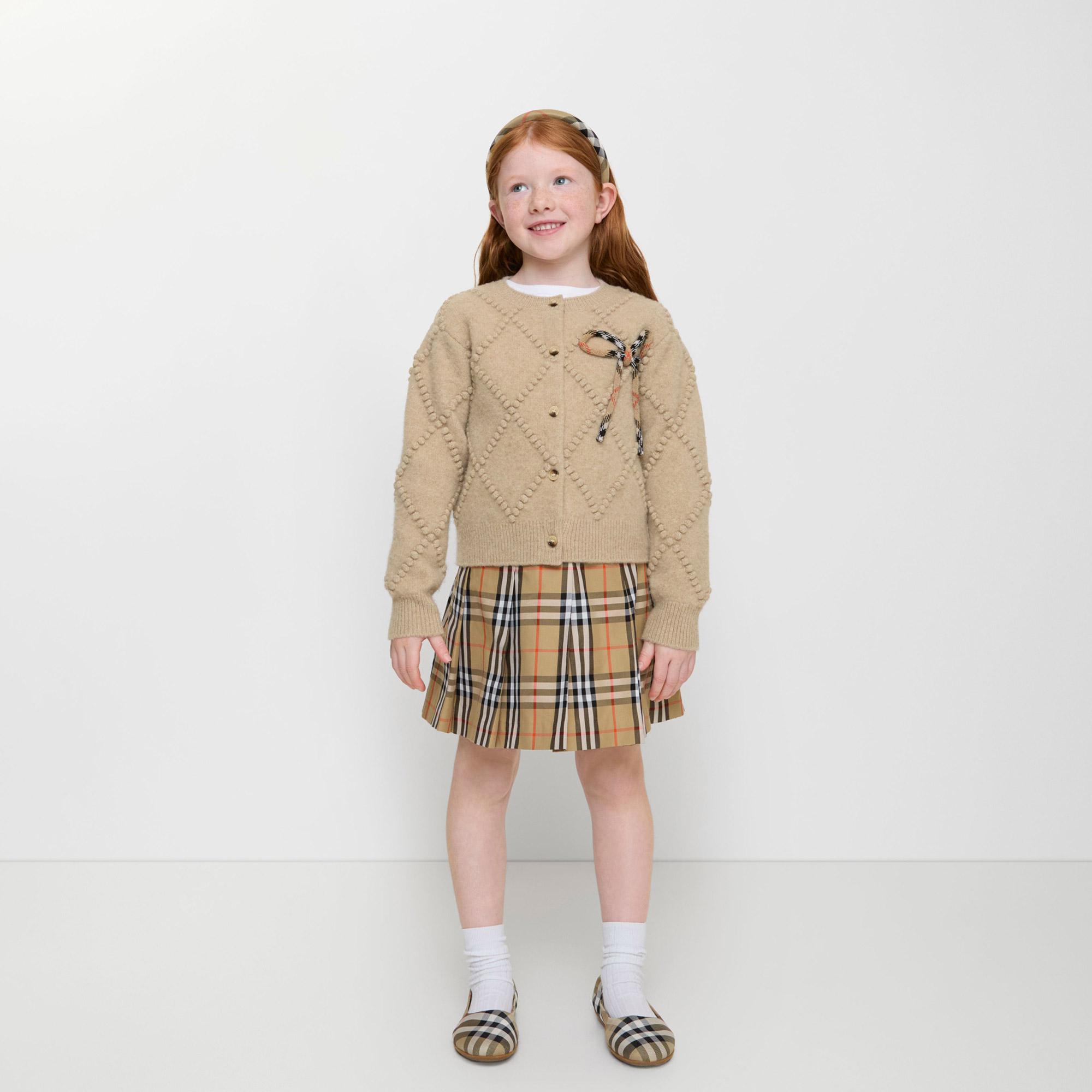 Burberry Gabrıelle Check Çocuk Bej Etek