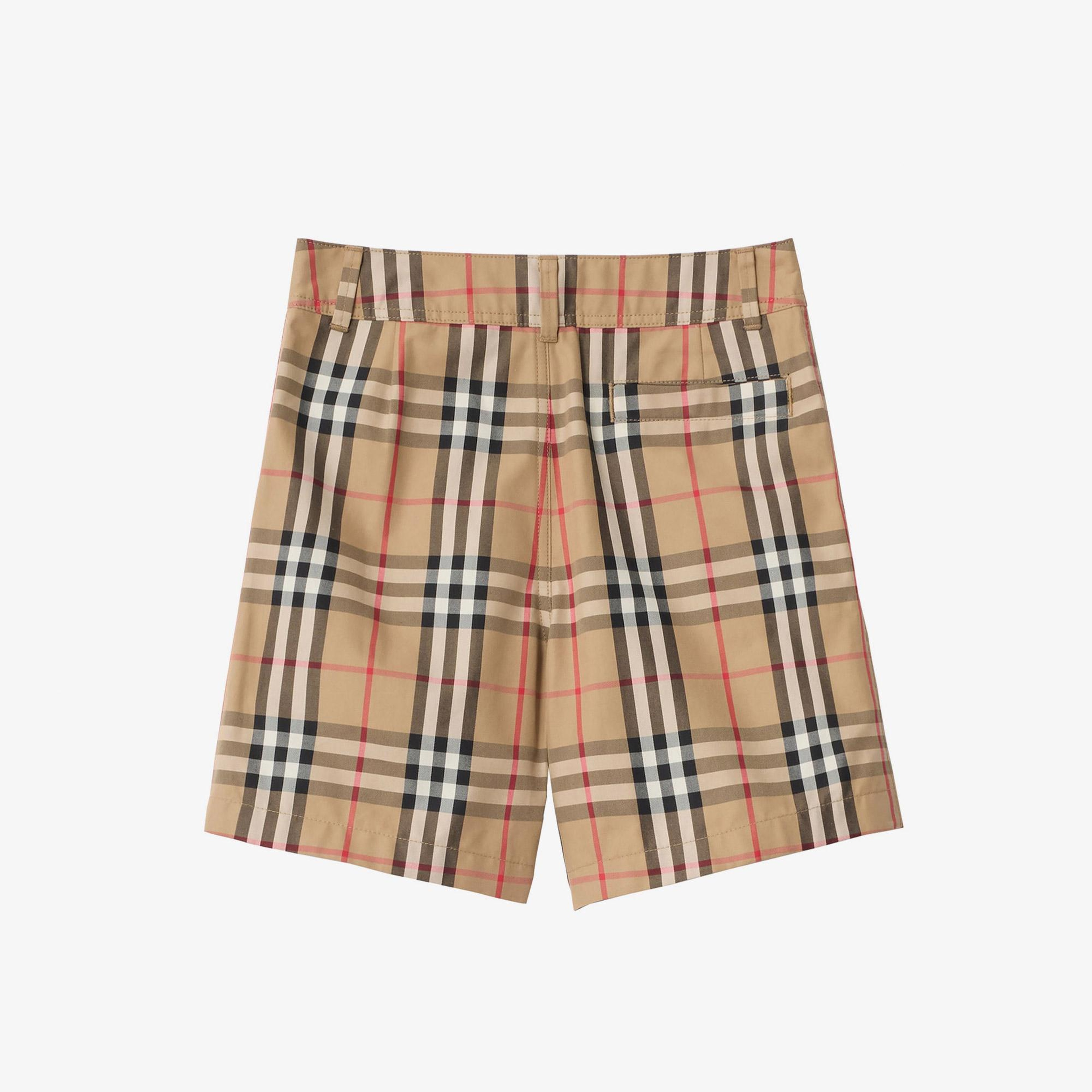 Burberry Oscar Check Çocuk Bej Şort
