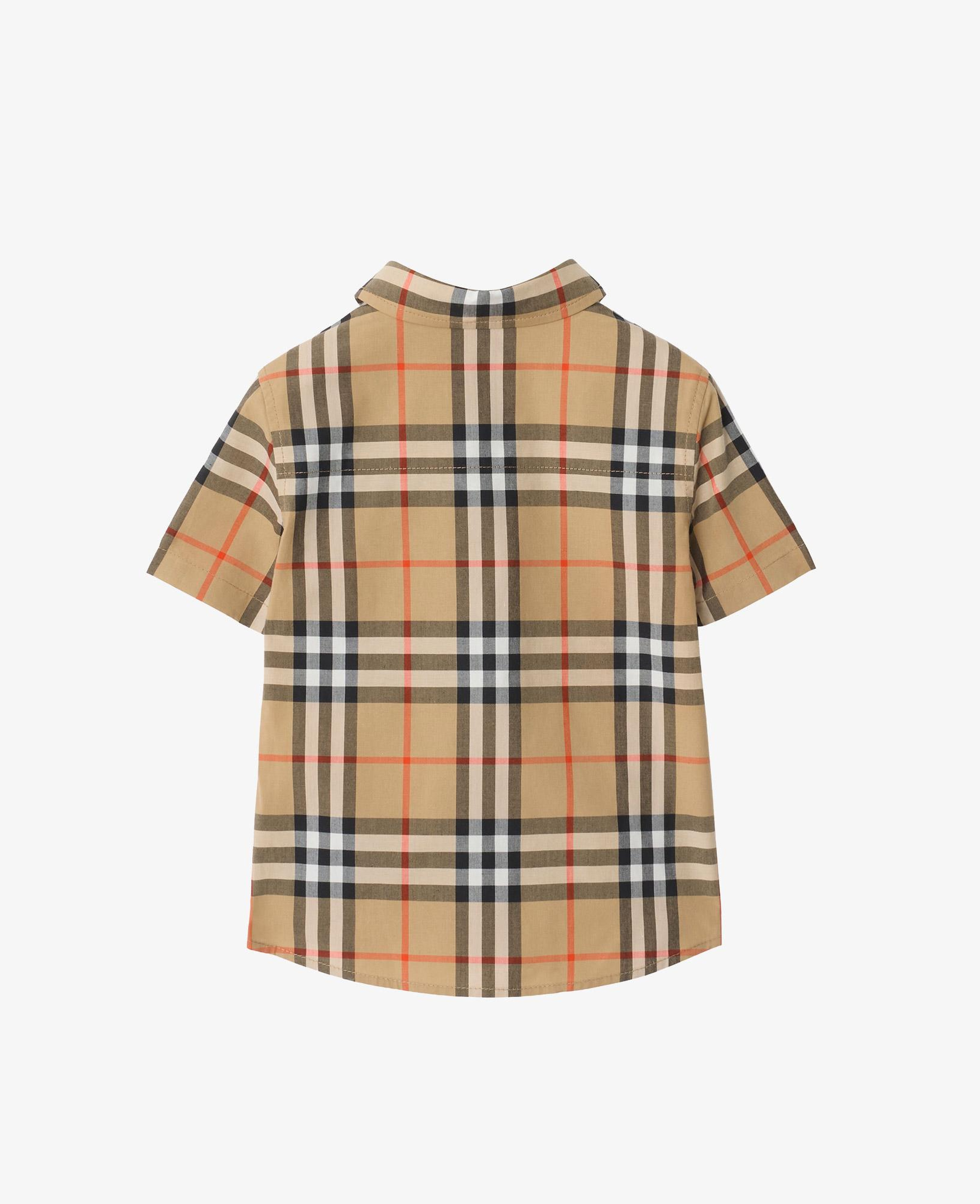 Burberry Owen Check Çocuk Bej Gömlek