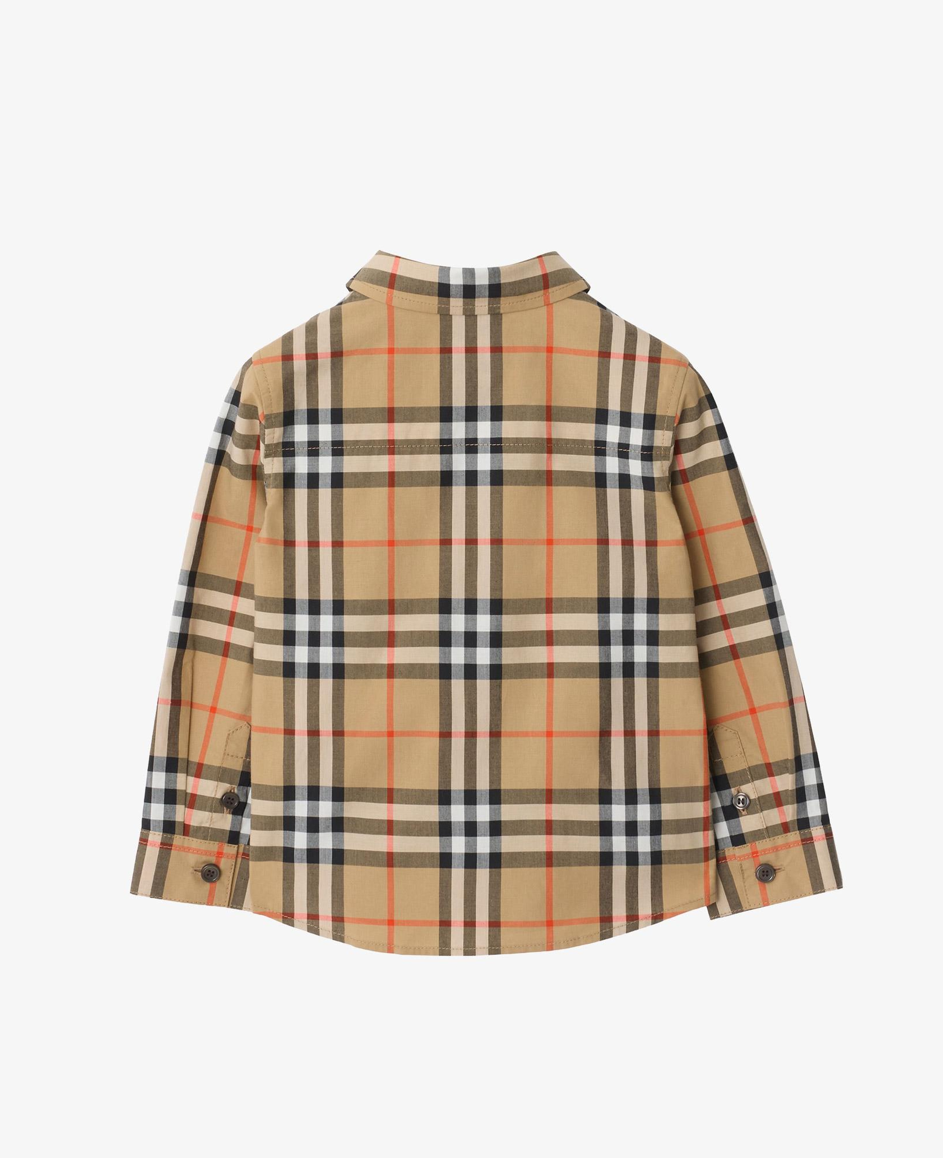 Burberry Owen Check Çocuk Bej Gömlek