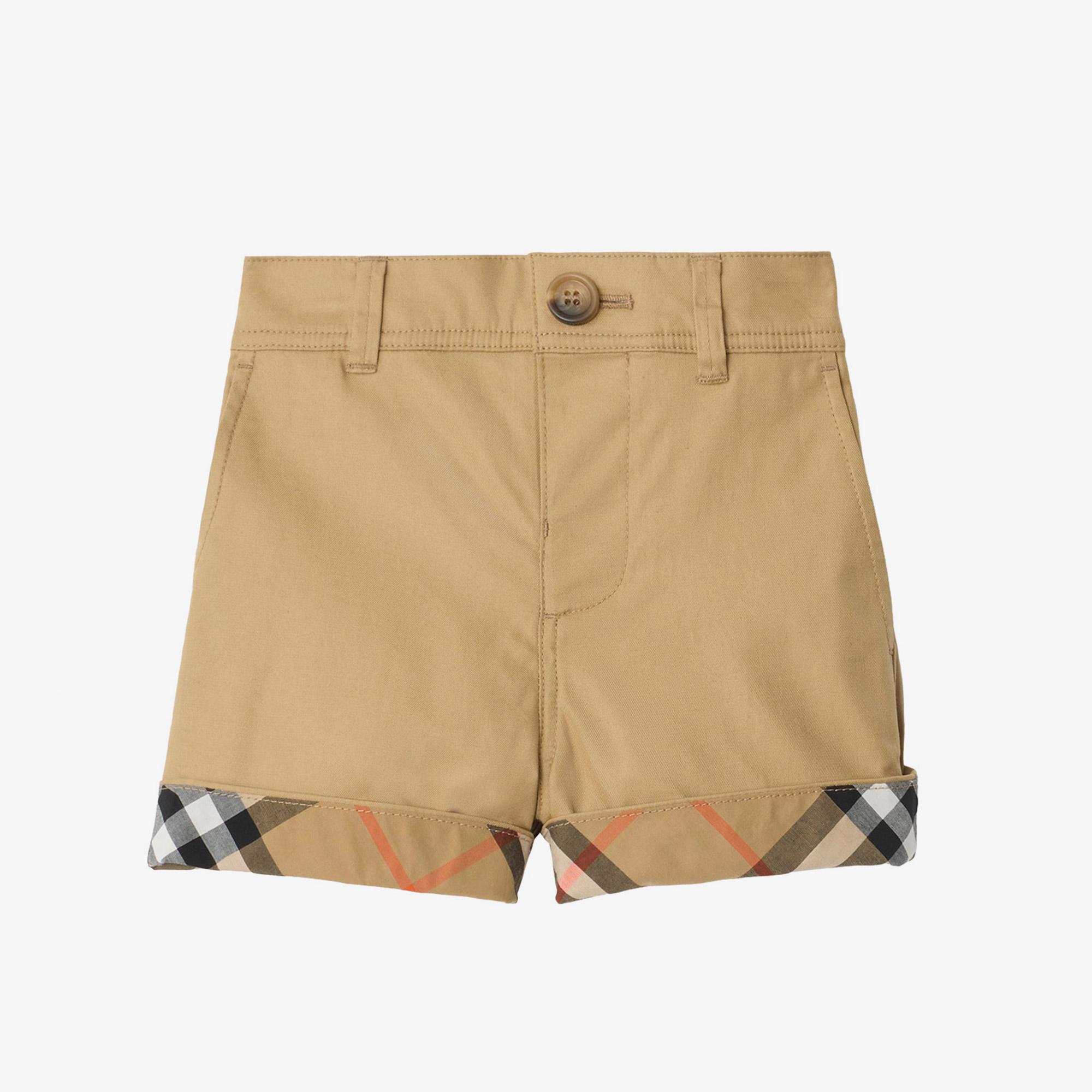 Burberry Oscar Check Çocuk Bej Şort