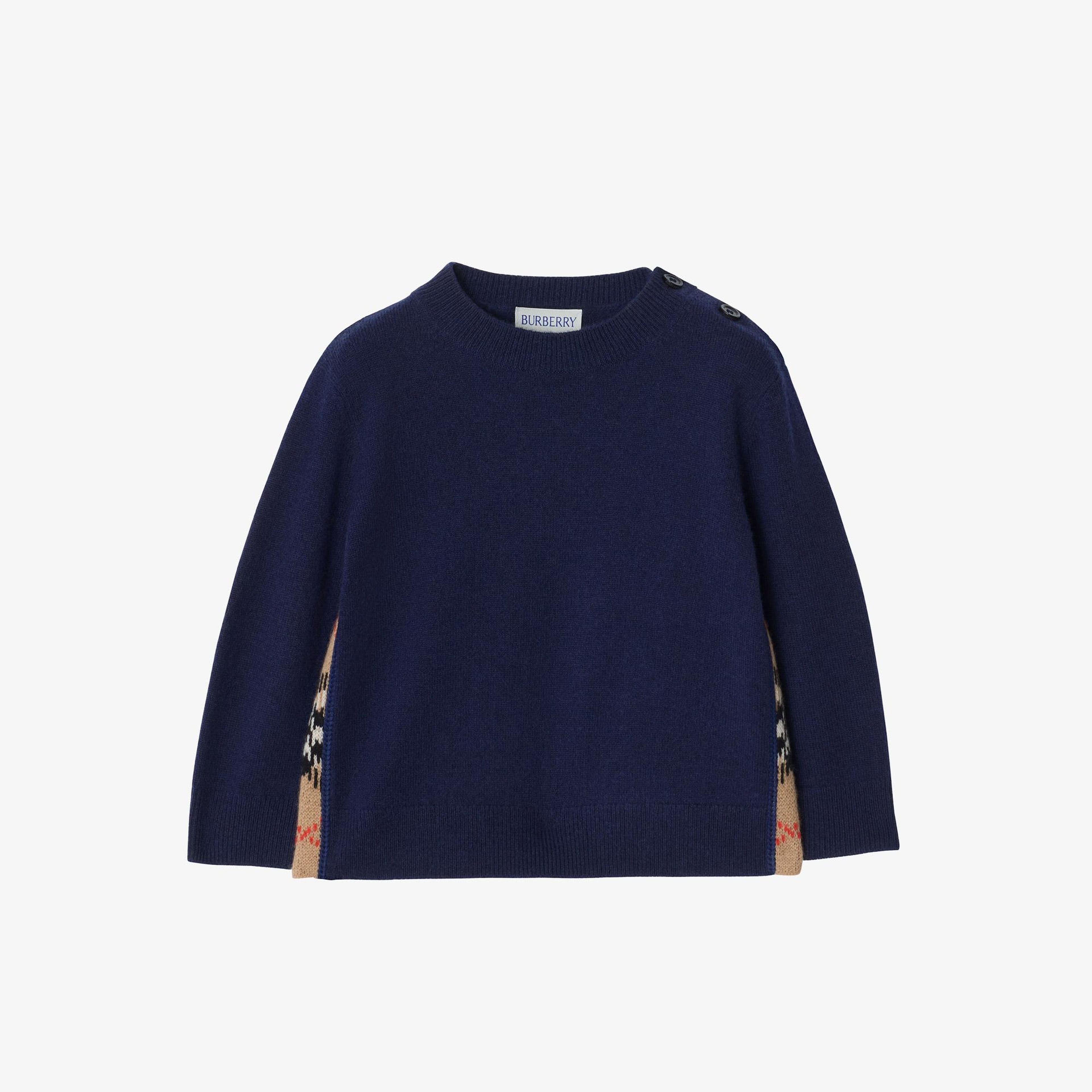 Burberry Bryce Çocuk Lacivert Triko